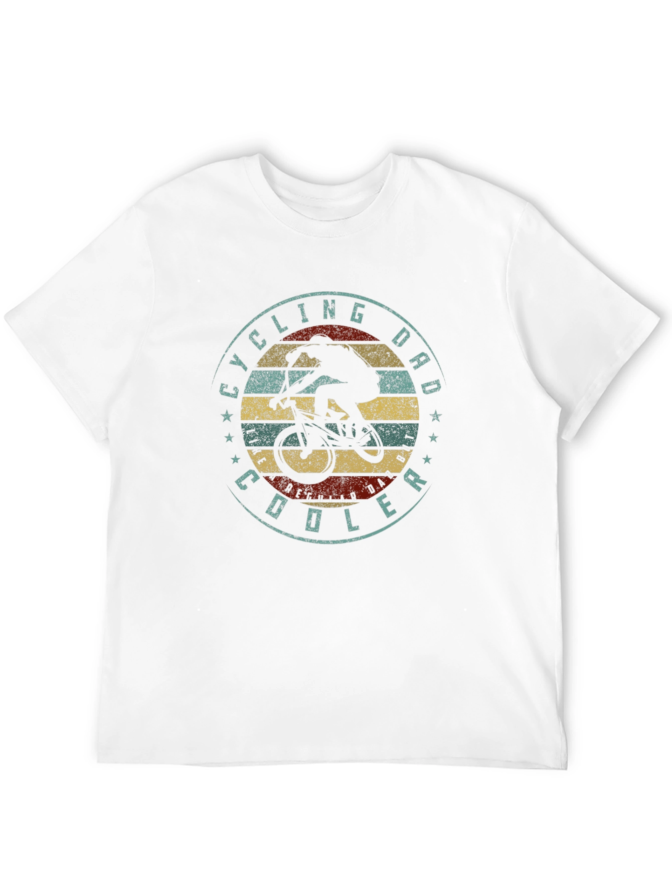 Cycling Dad T-Shirt - Retro Biker Tee