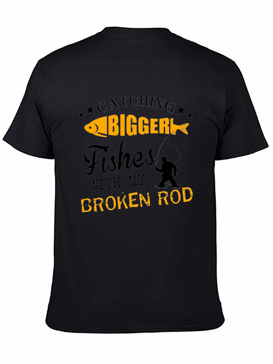 Catching Bigger Fishes Graphic T-Shirt