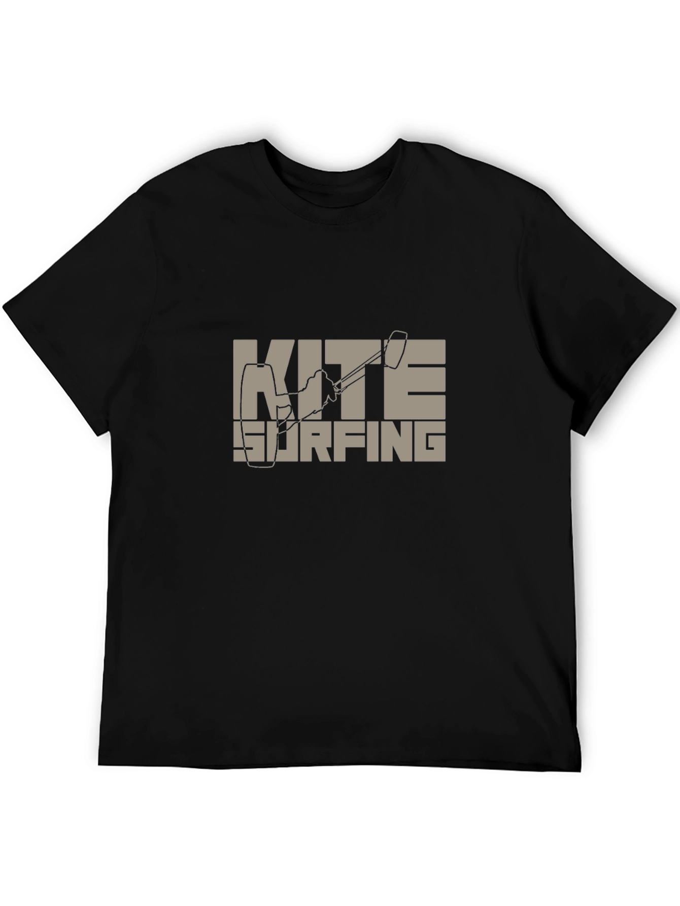 Kitesurfing Graphic Tee - Black
