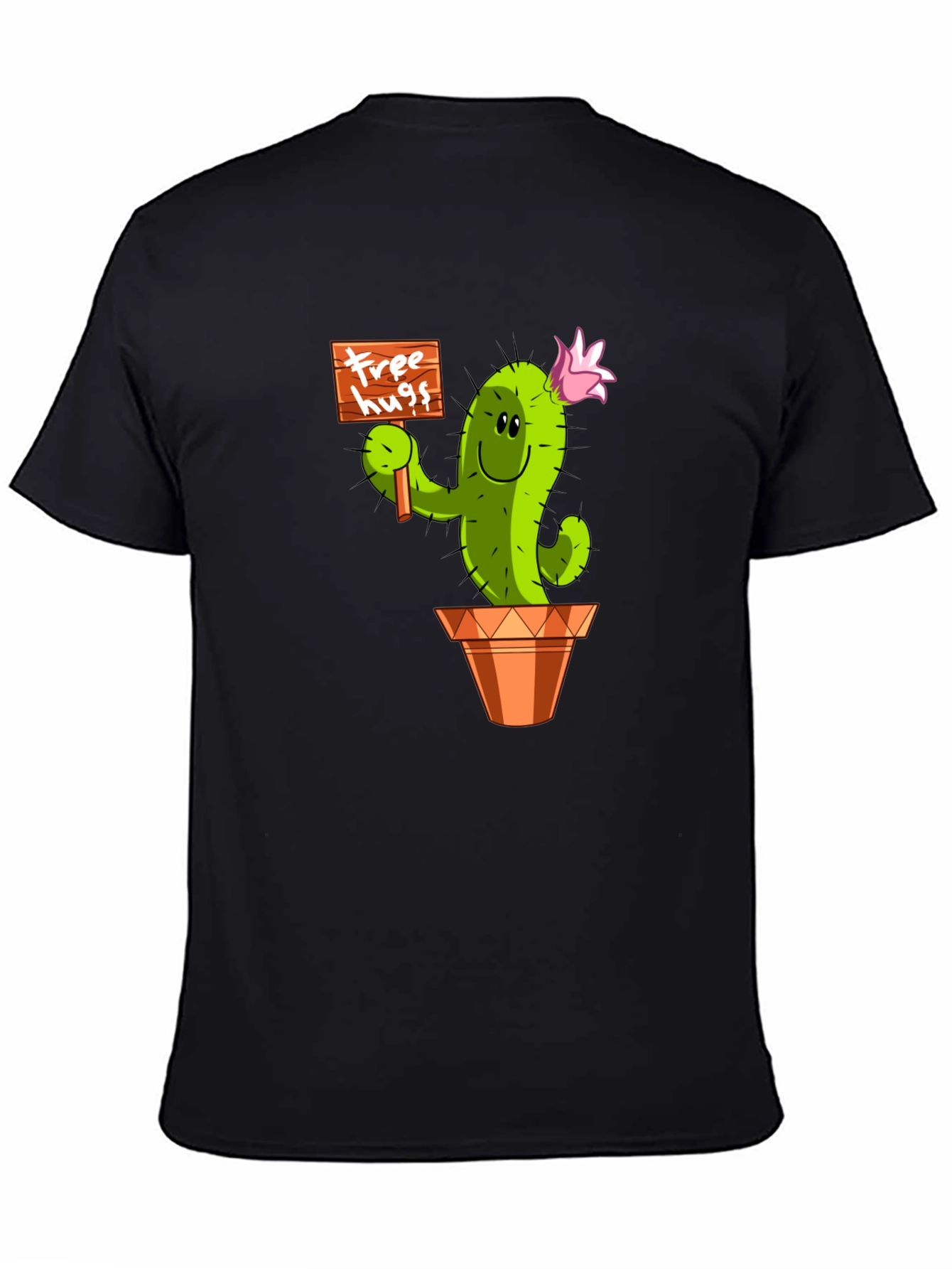 Cactus Free Hugs Graphic T-Shirt