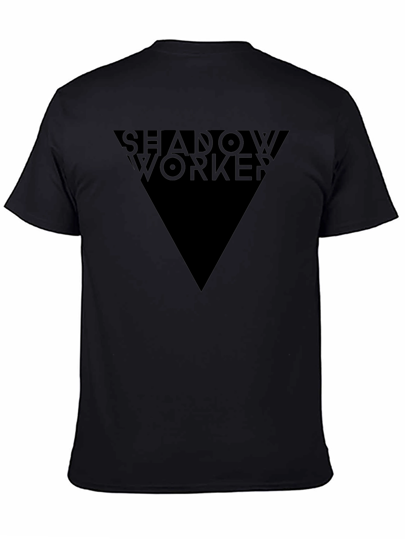 Shadow Worker Mens Black Graphic Tee