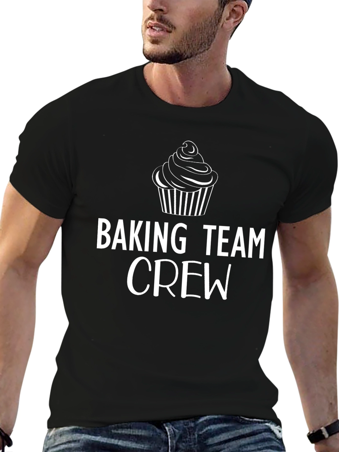 Baking Team Crew T-Shirt - Cute Cupcake Tee