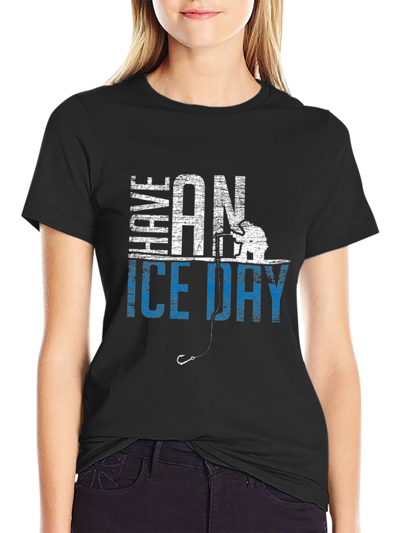 Have an Ice Day Fishing Graphic Tee