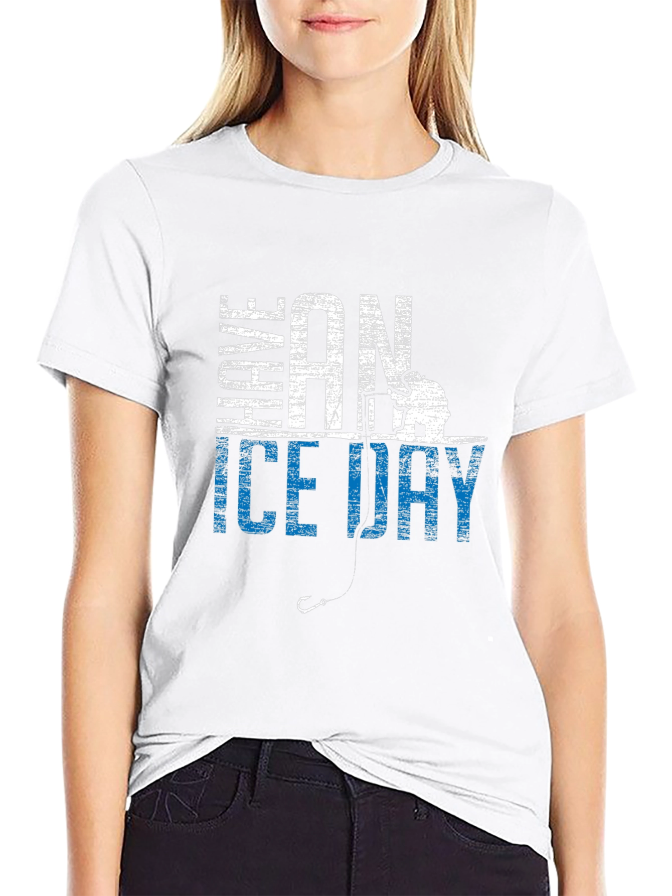 Have an Ice Day Fishing Graphic Tee