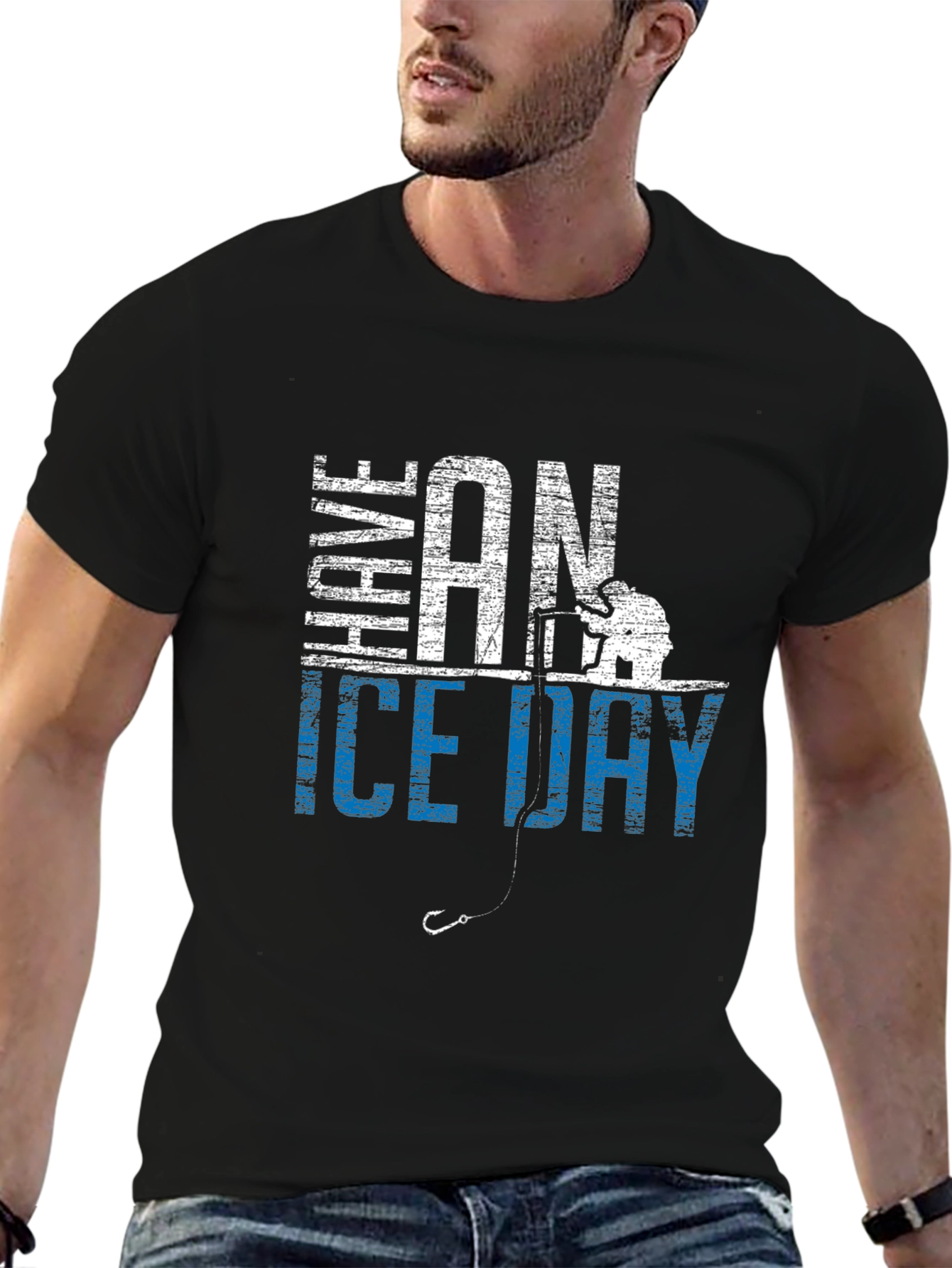 Have an Ice Day Fishing Graphic Tee