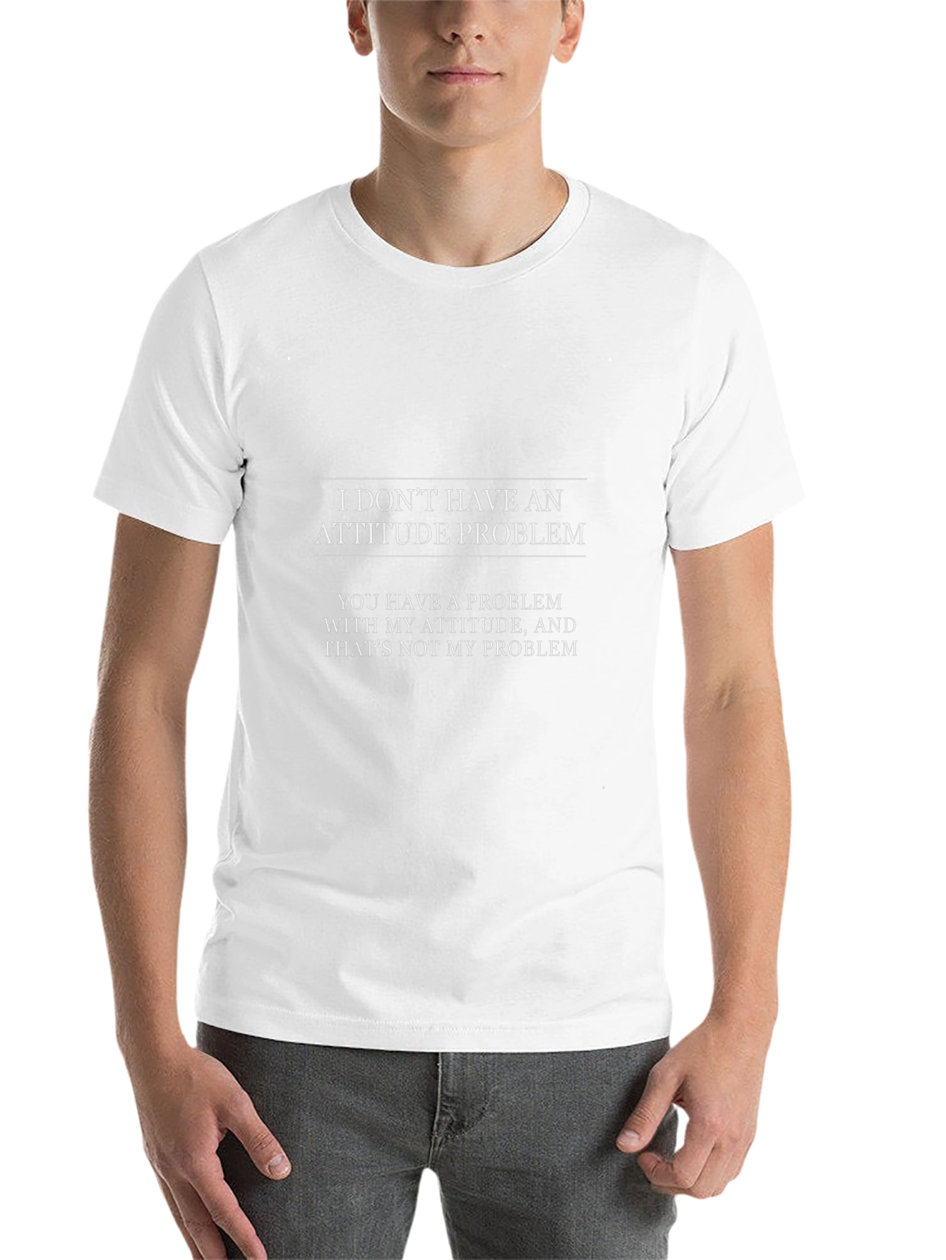Attitude Problem Graphic Tee - Black Cotton Shirt