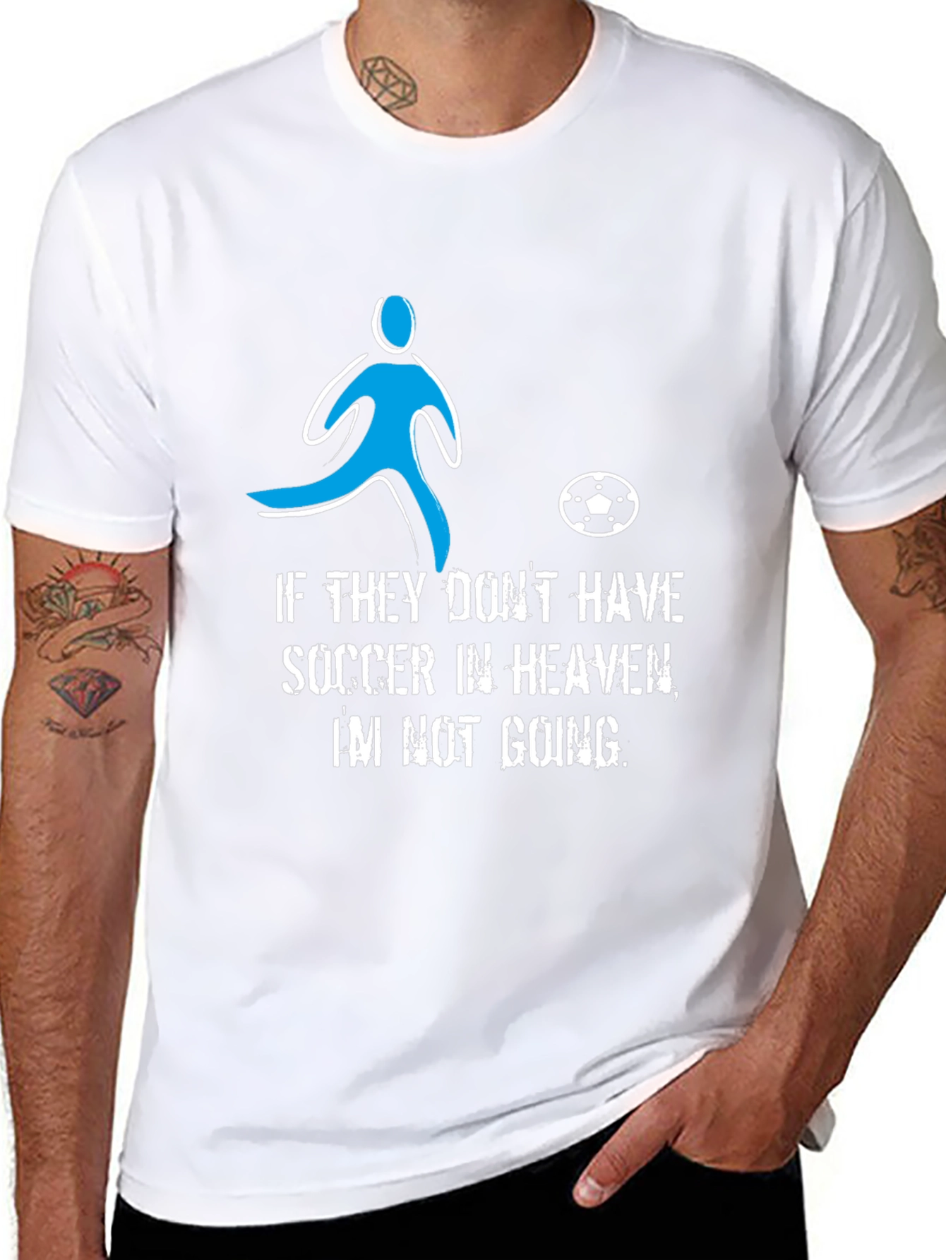 Soccer Heaven Graphic Tee - Funny Player Gift