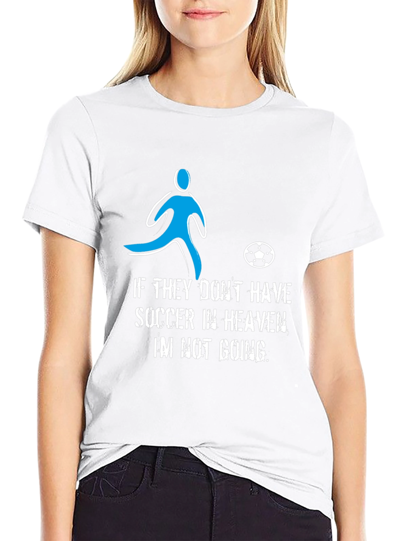 Soccer Heaven Graphic Tee - Funny Player Gift