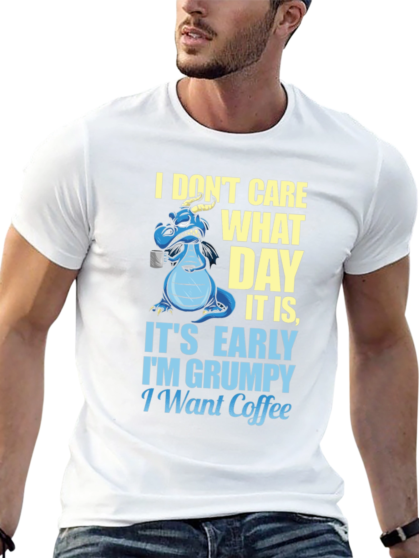 Grumpy Dragon Coffee T-Shirt