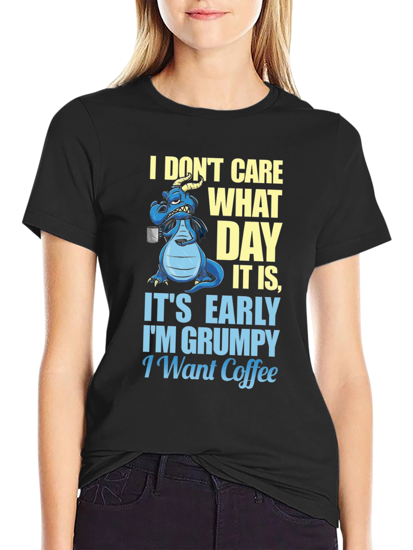 Grumpy Dragon Coffee T-Shirt