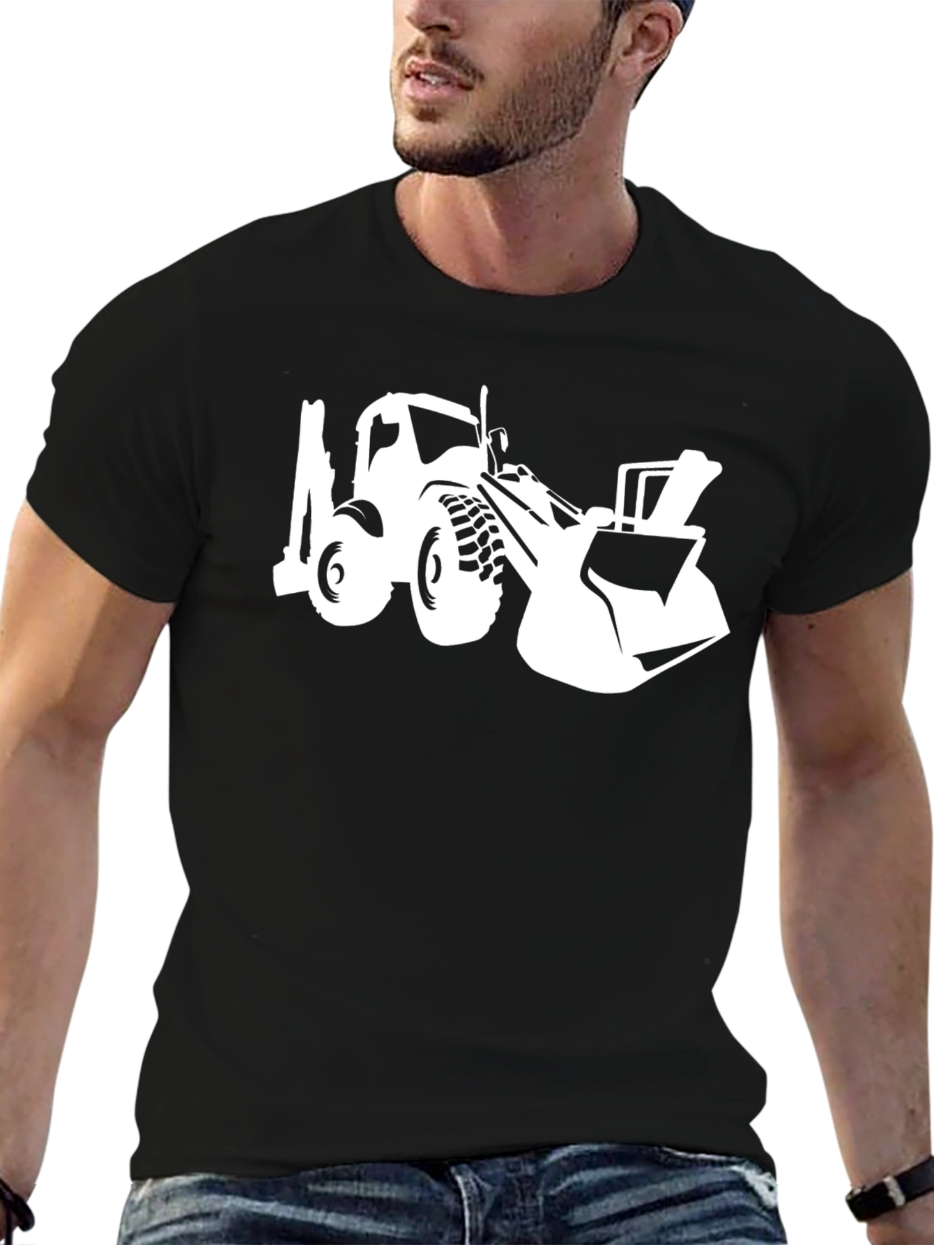Bulldozer Graphic T-Shirt - Heavy Equipment Tee