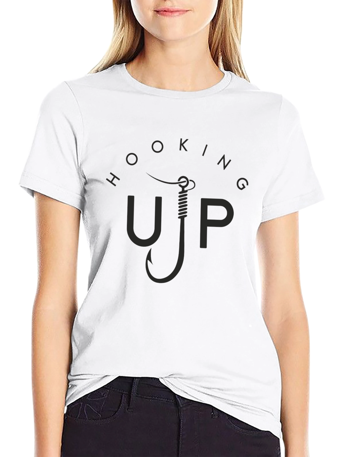 Hooking Up Fishing T-Shirt