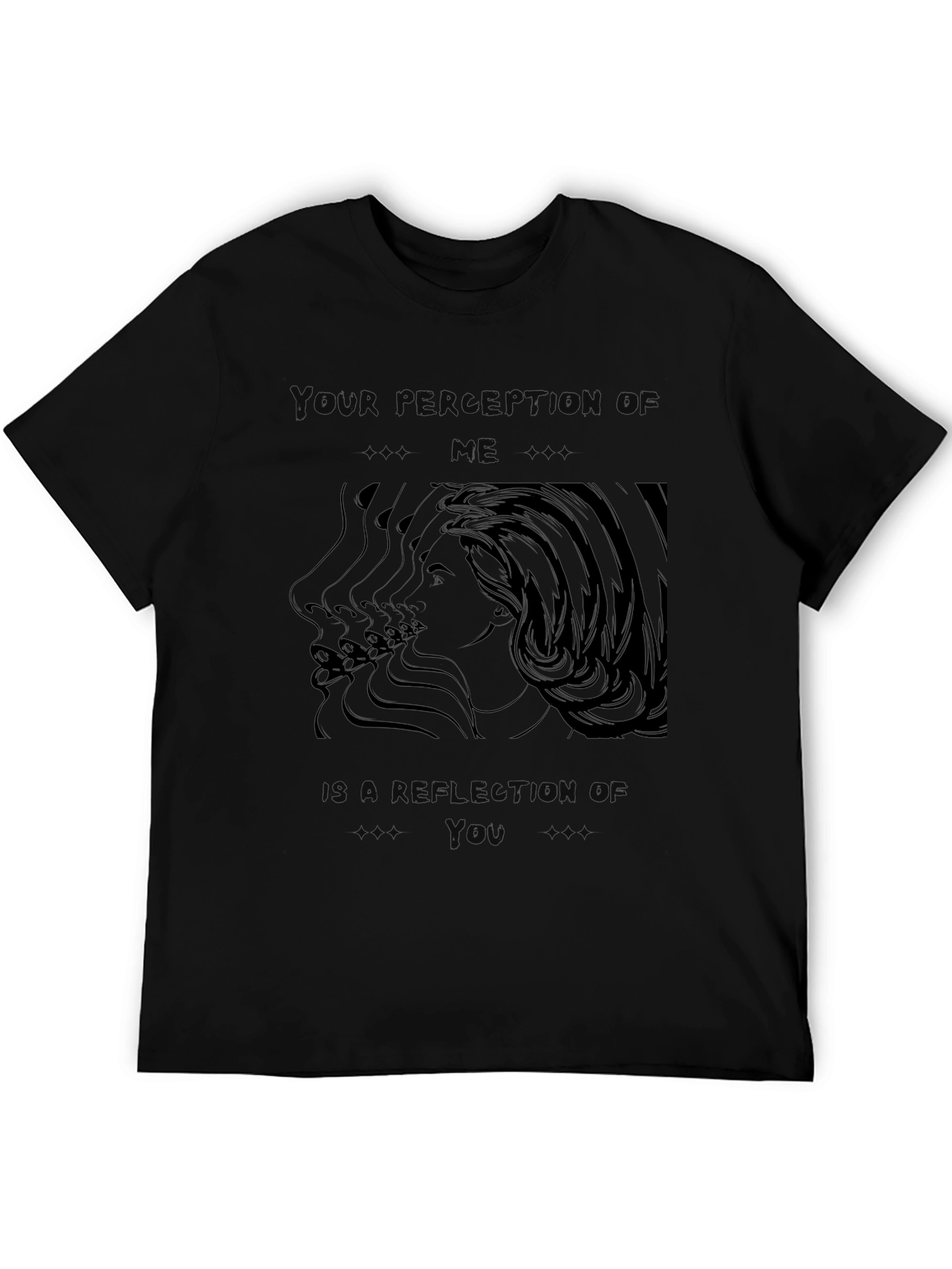 Perception Graphic Tee - Unisex Black T-Shirt