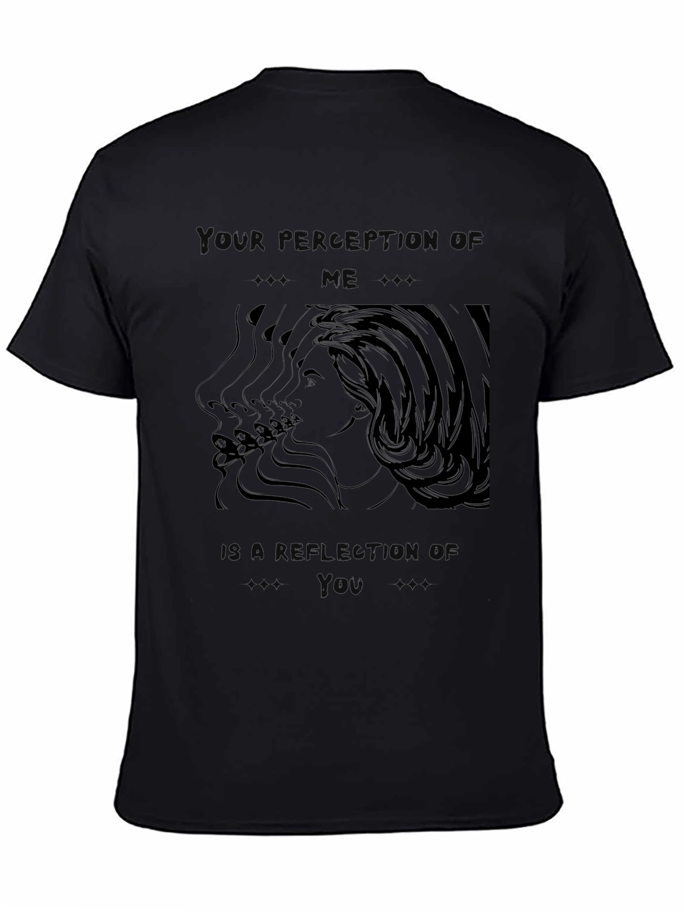 Perception Graphic Tee - Unisex Black T-Shirt