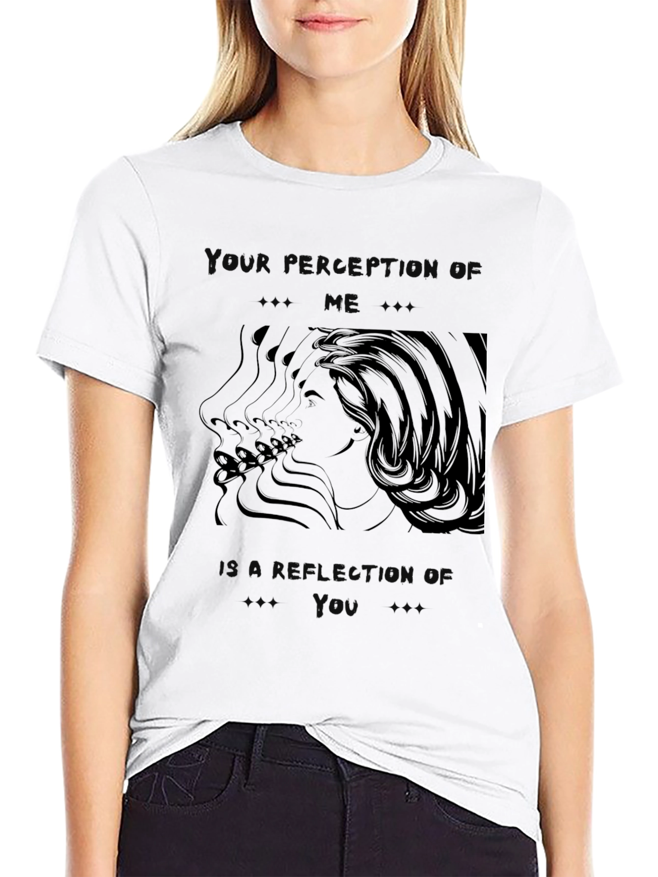 Perception Graphic Tee - Unisex Black T-Shirt