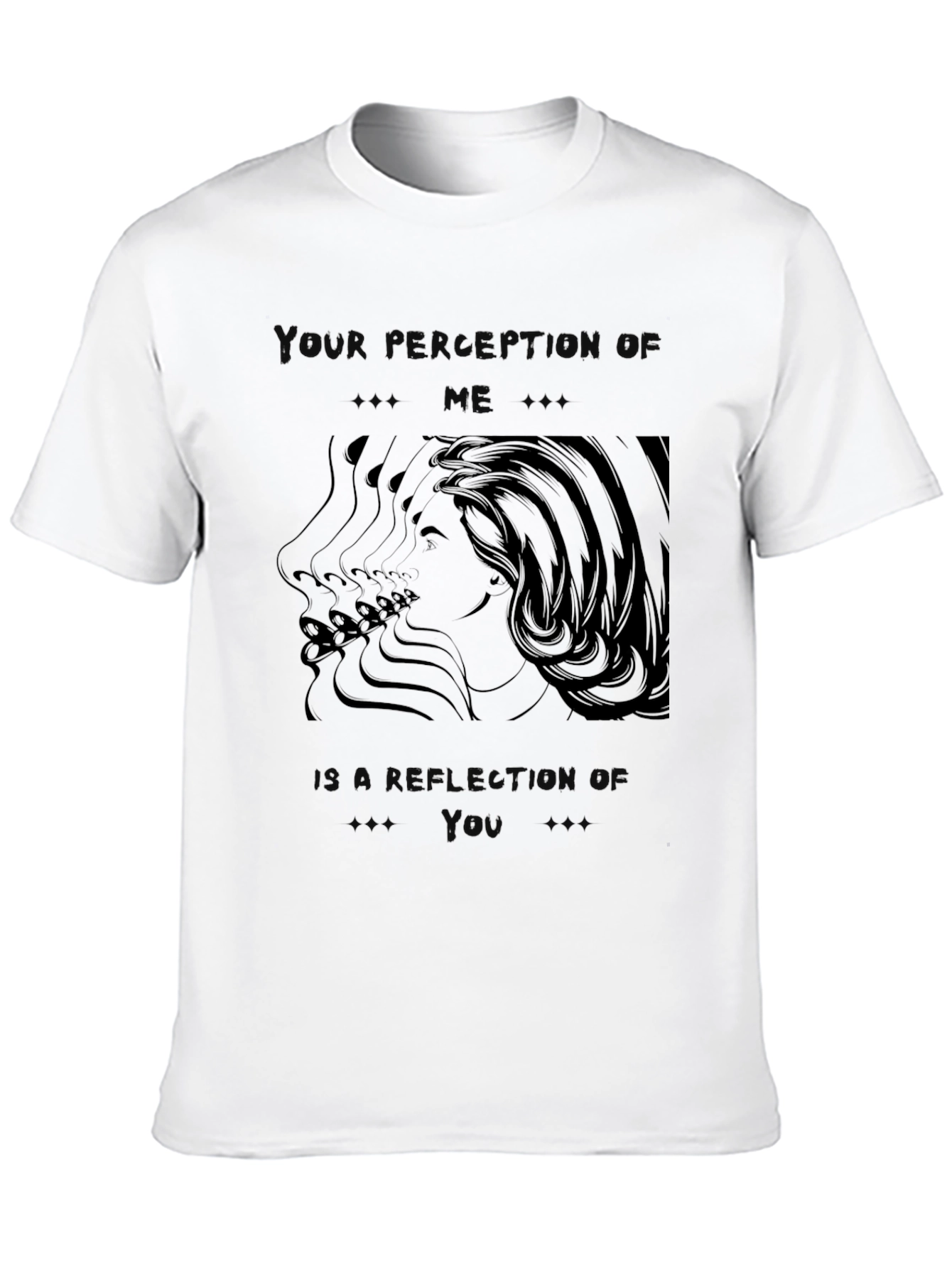 Perception Graphic Tee - Unisex Black T-Shirt