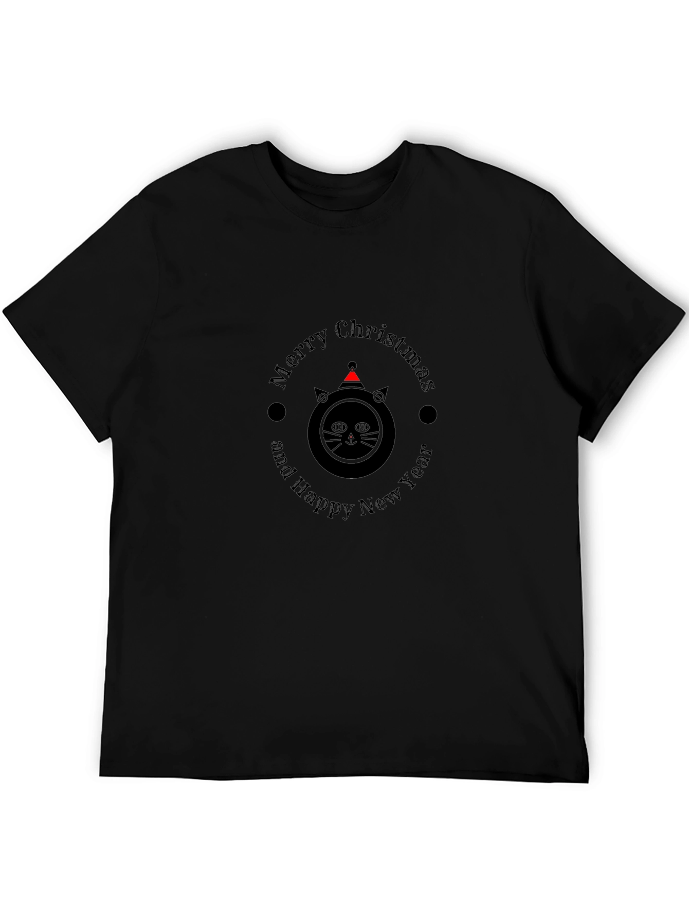 Festive Christmas Cat T-Shirt
