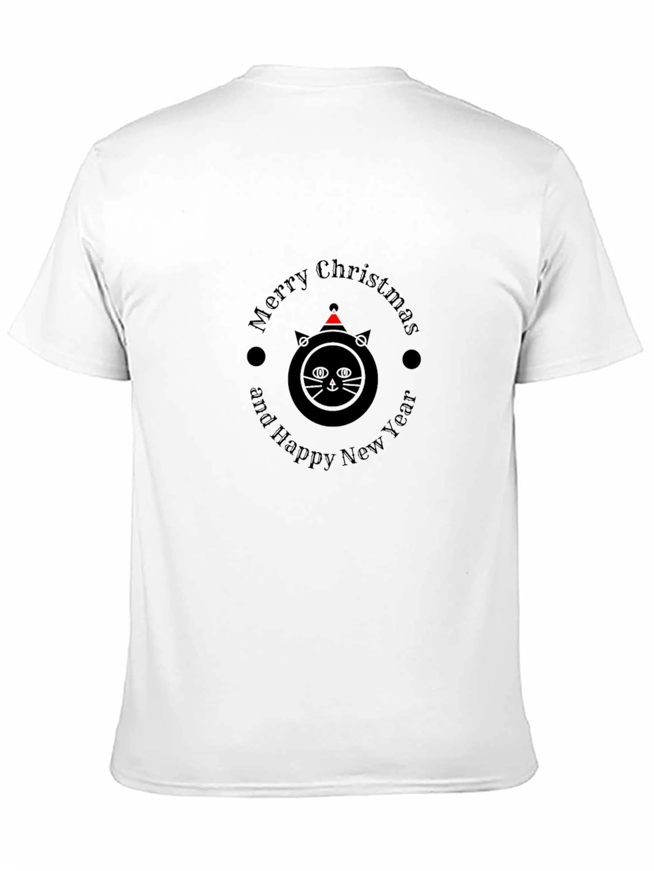 Festive Christmas Cat T-Shirt