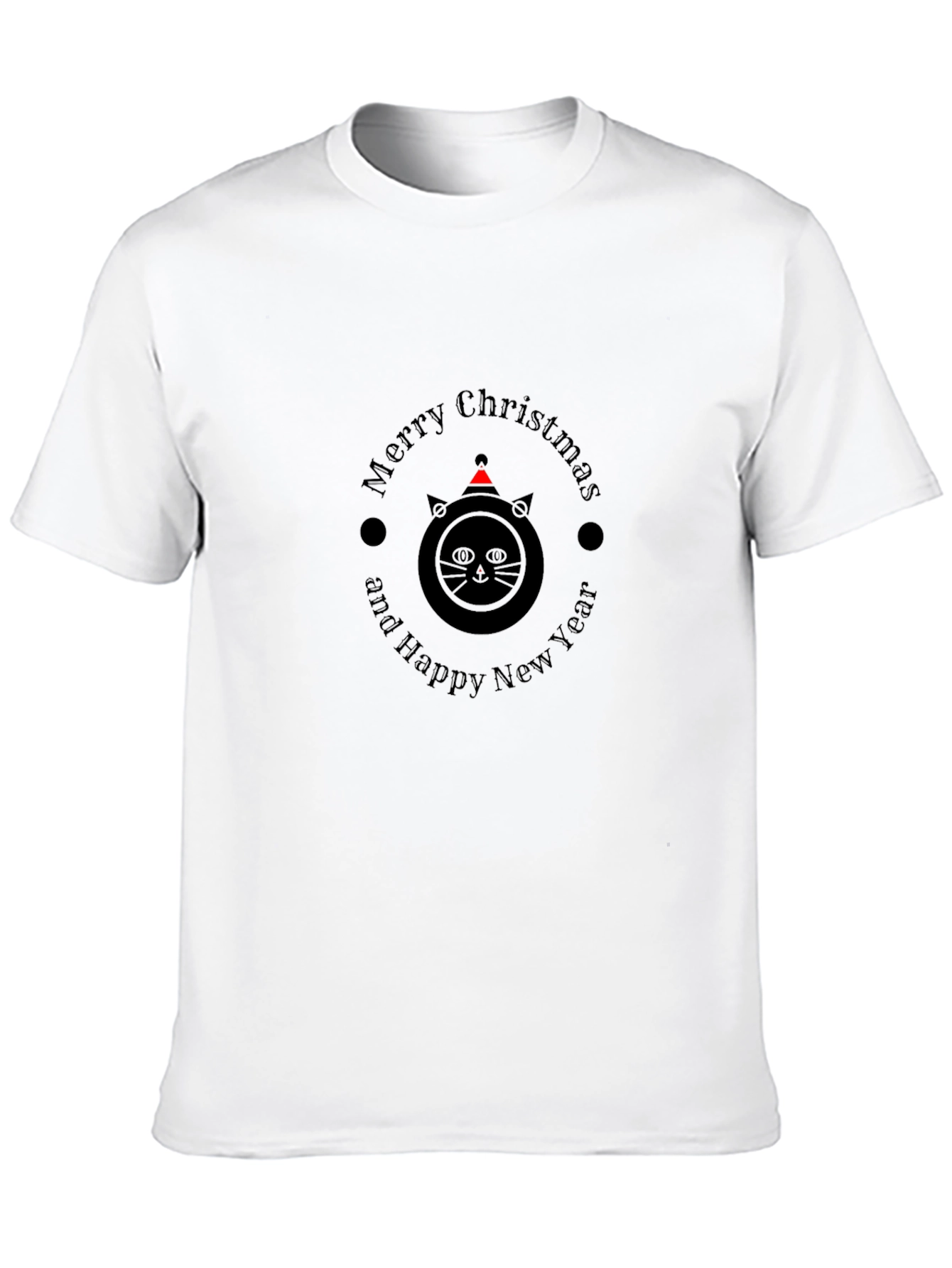 Festive Christmas Cat T-Shirt