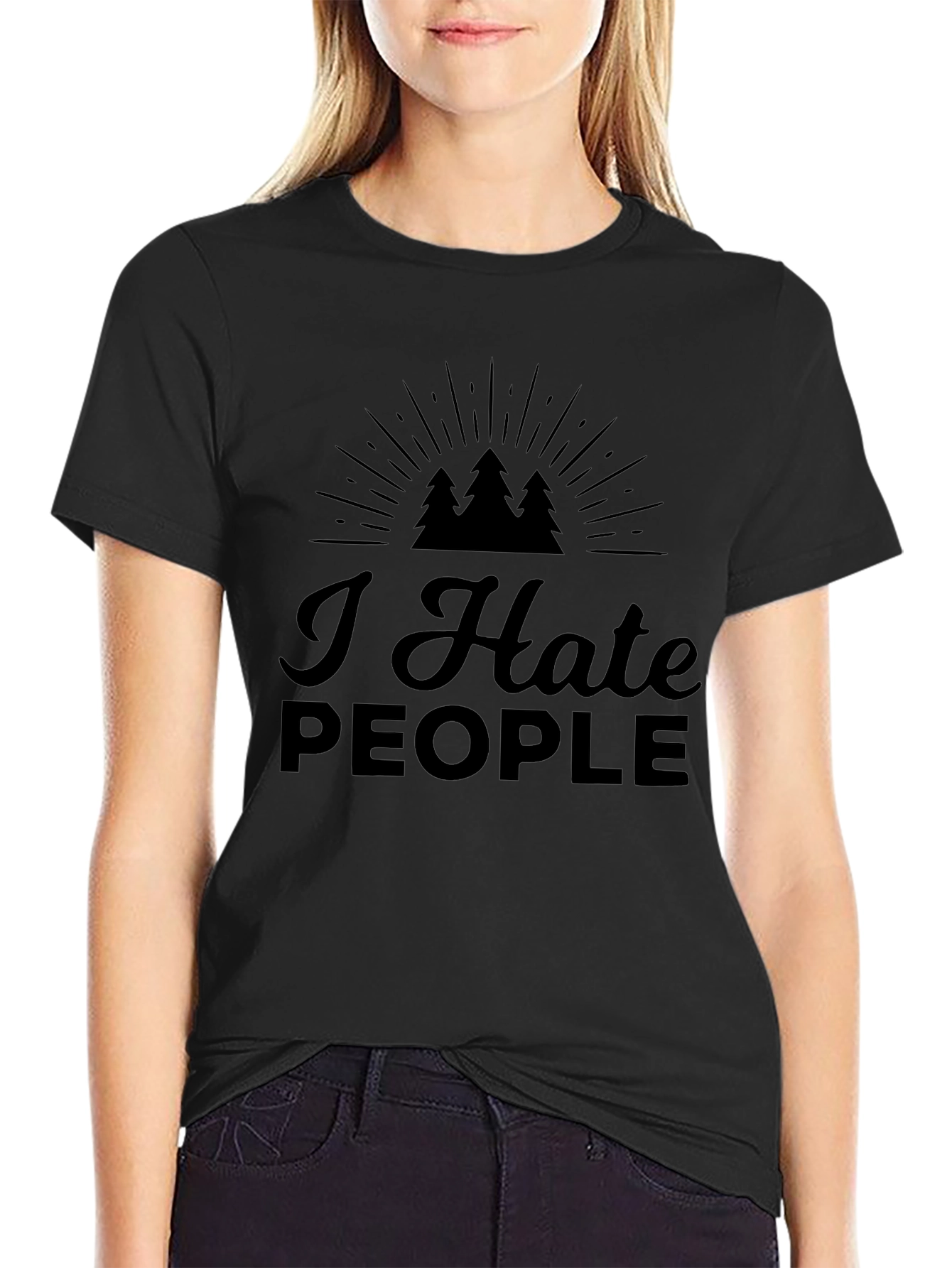 I Hate People T-Shirt - Sarcastic Graphic Tee