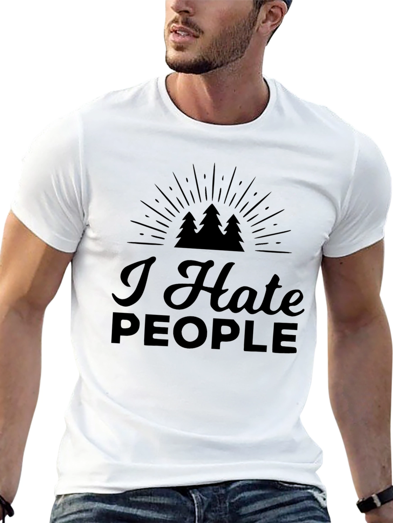 I Hate People T-Shirt - Sarcastic Graphic Tee