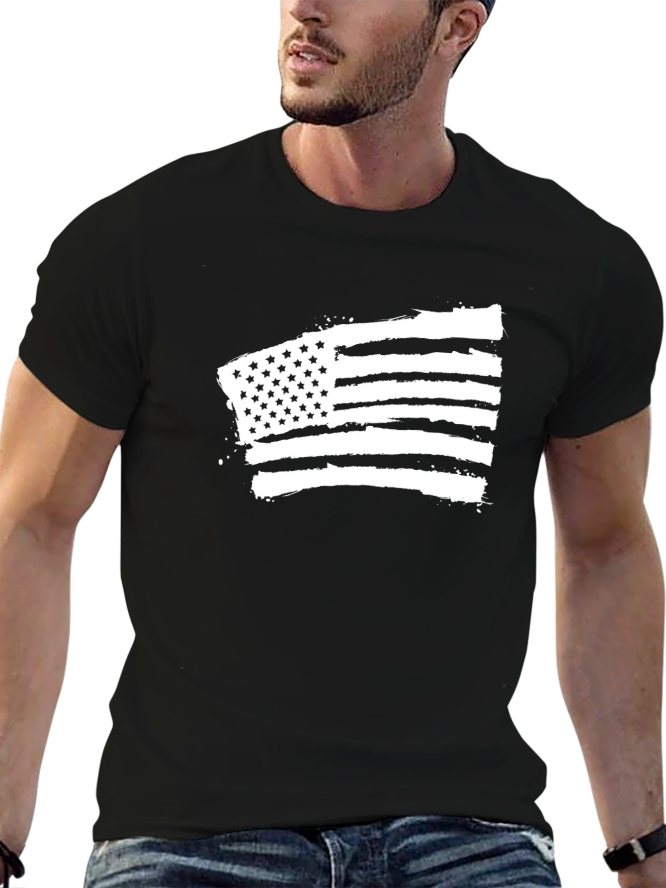 American Flag Graphic T-Shirt - Patriotic Tee