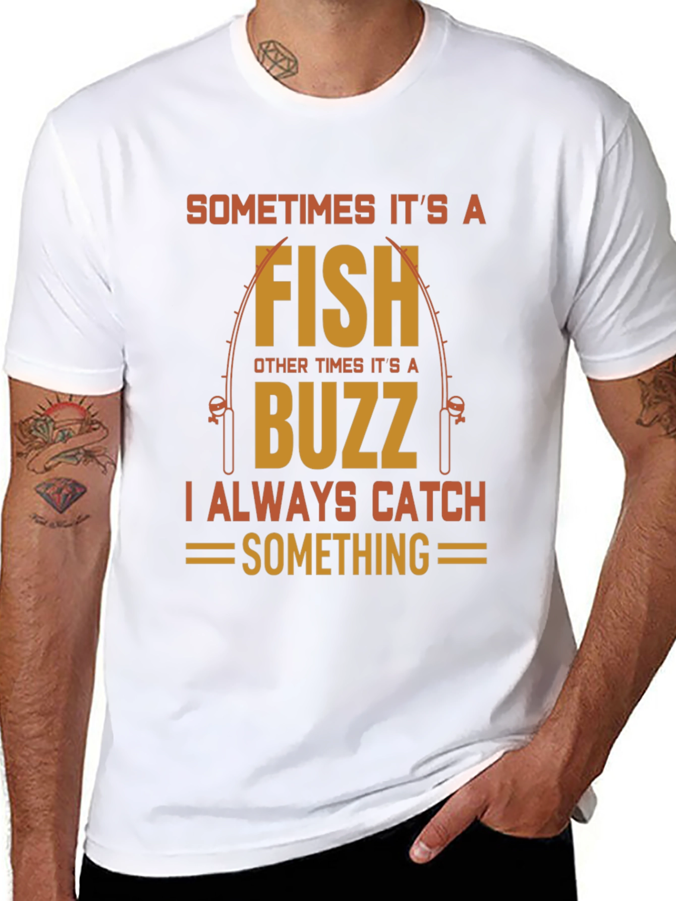 Funny Fishing T-Shirt - Fish or Buzz