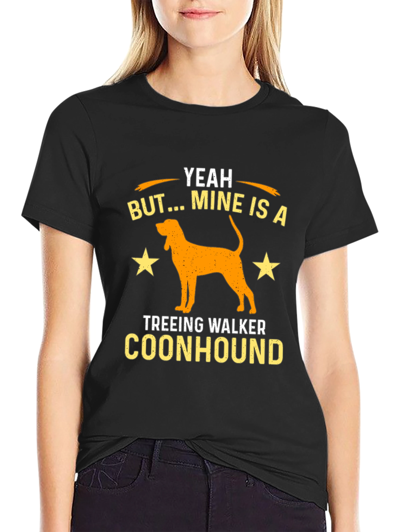 Yeah But Mine is a Treeing Walker Coonhound T-Shirt