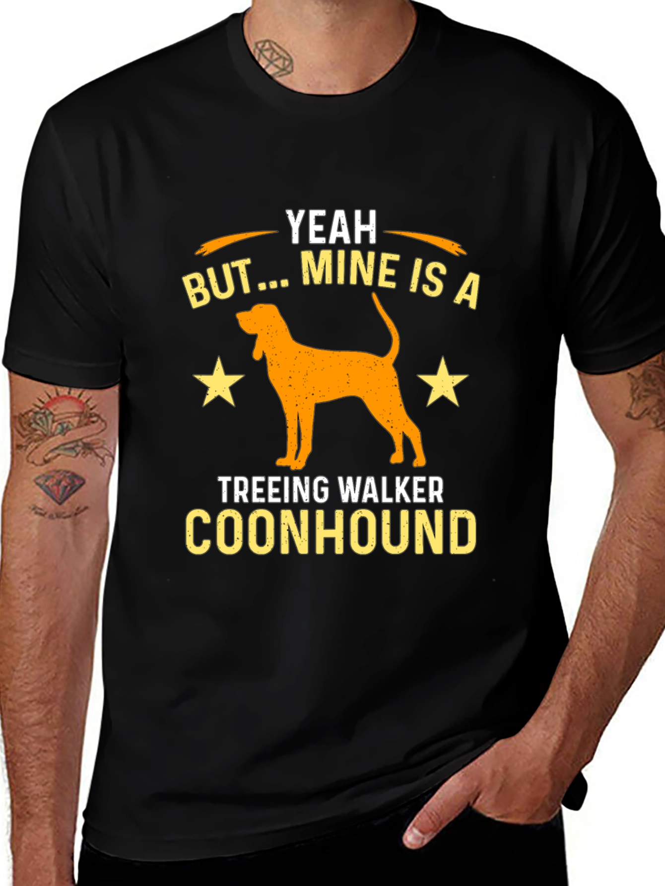 Yeah But Mine is a Treeing Walker Coonhound T-Shirt