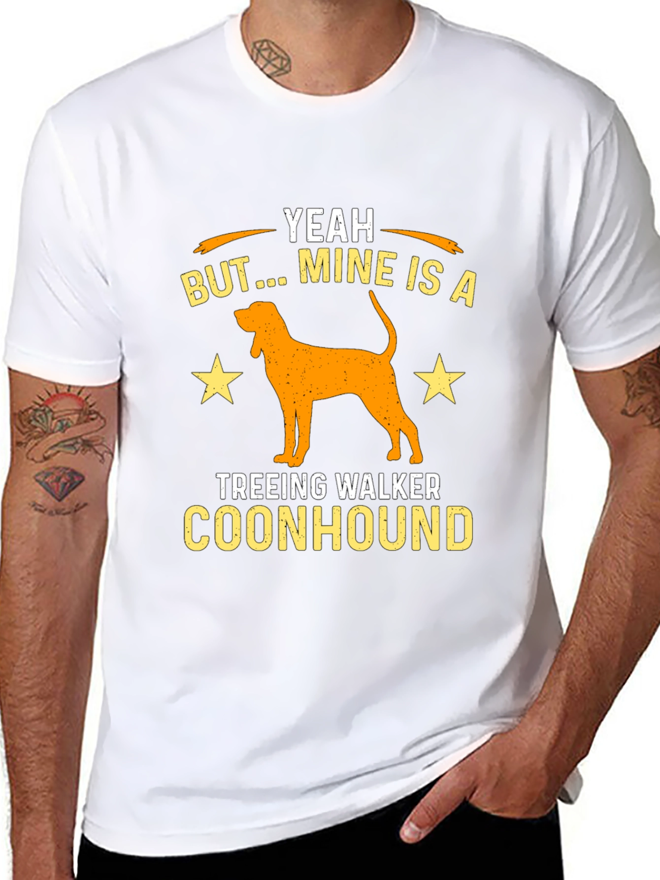 Yeah But Mine is a Treeing Walker Coonhound T-Shirt