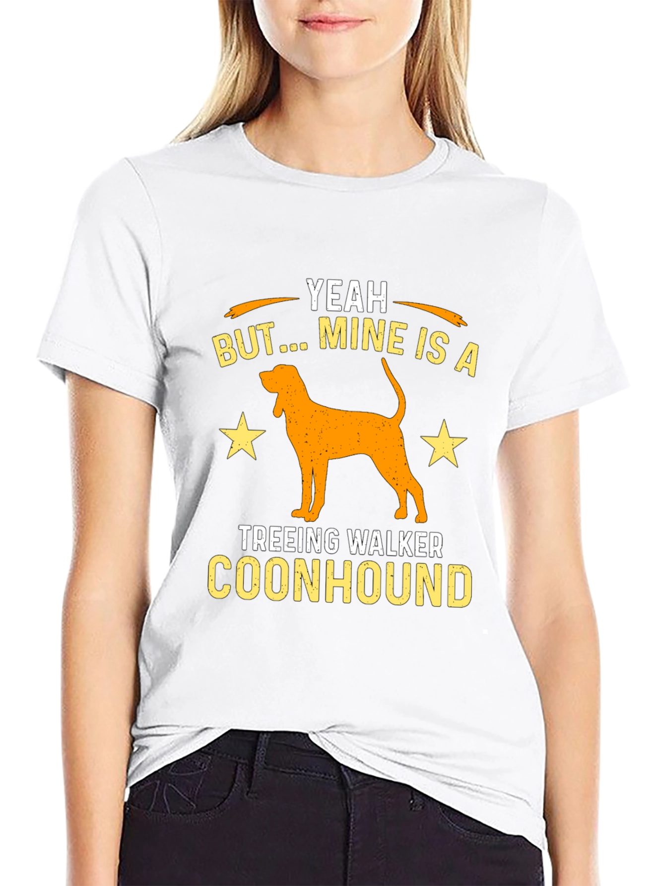 Yeah But Mine is a Treeing Walker Coonhound T-Shirt