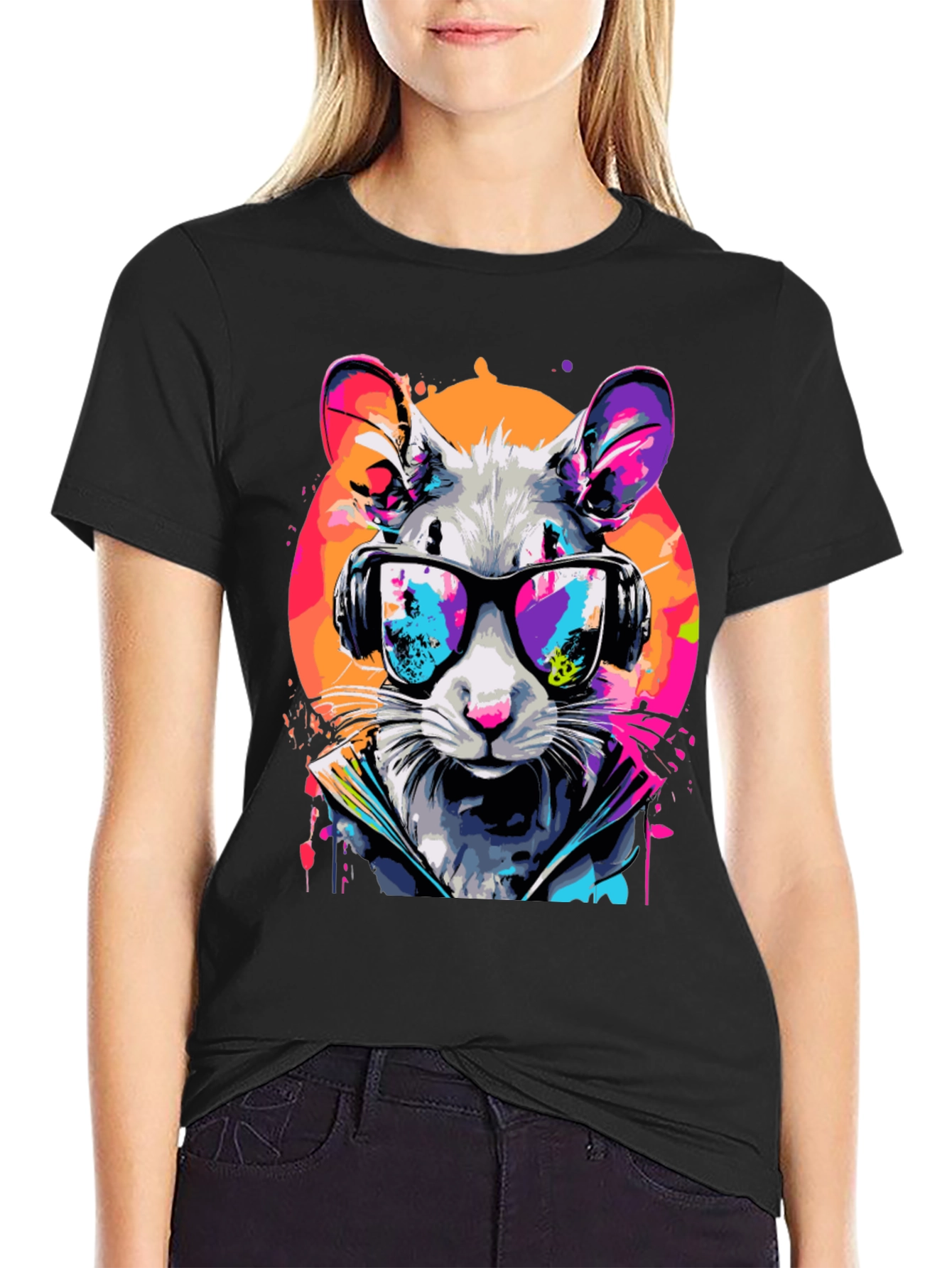 Cool Rat Graphic Tee - Urban Style