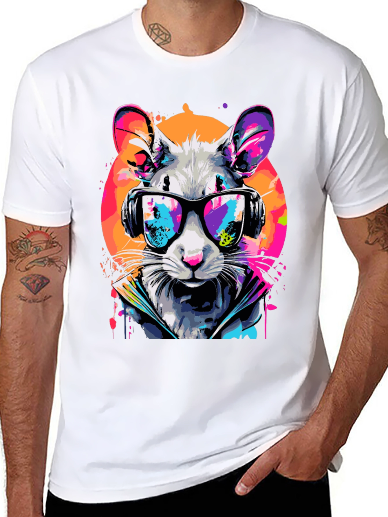Cool Rat Graphic Tee - Urban Style