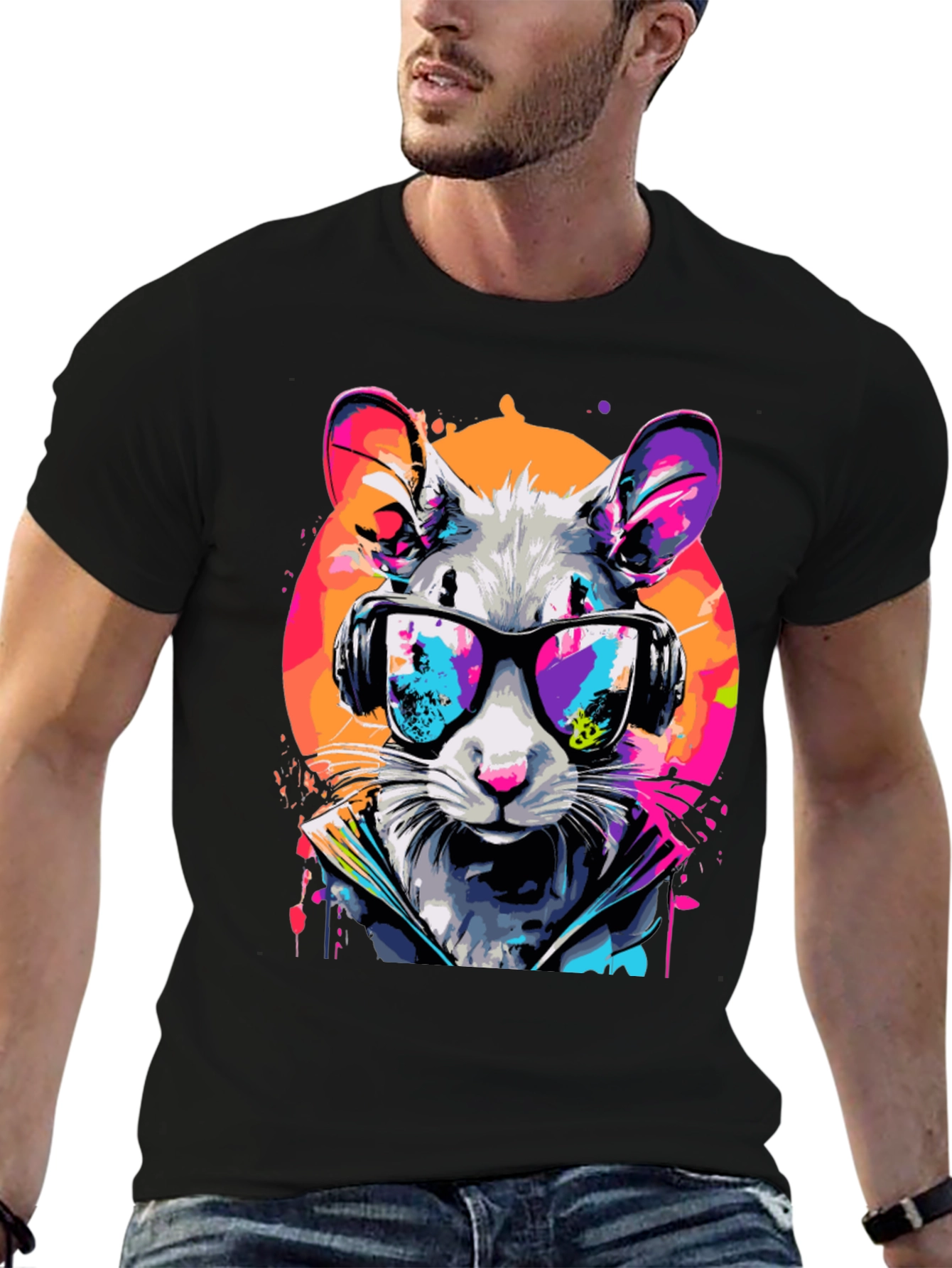Cool Rat Graphic Tee - Urban Style