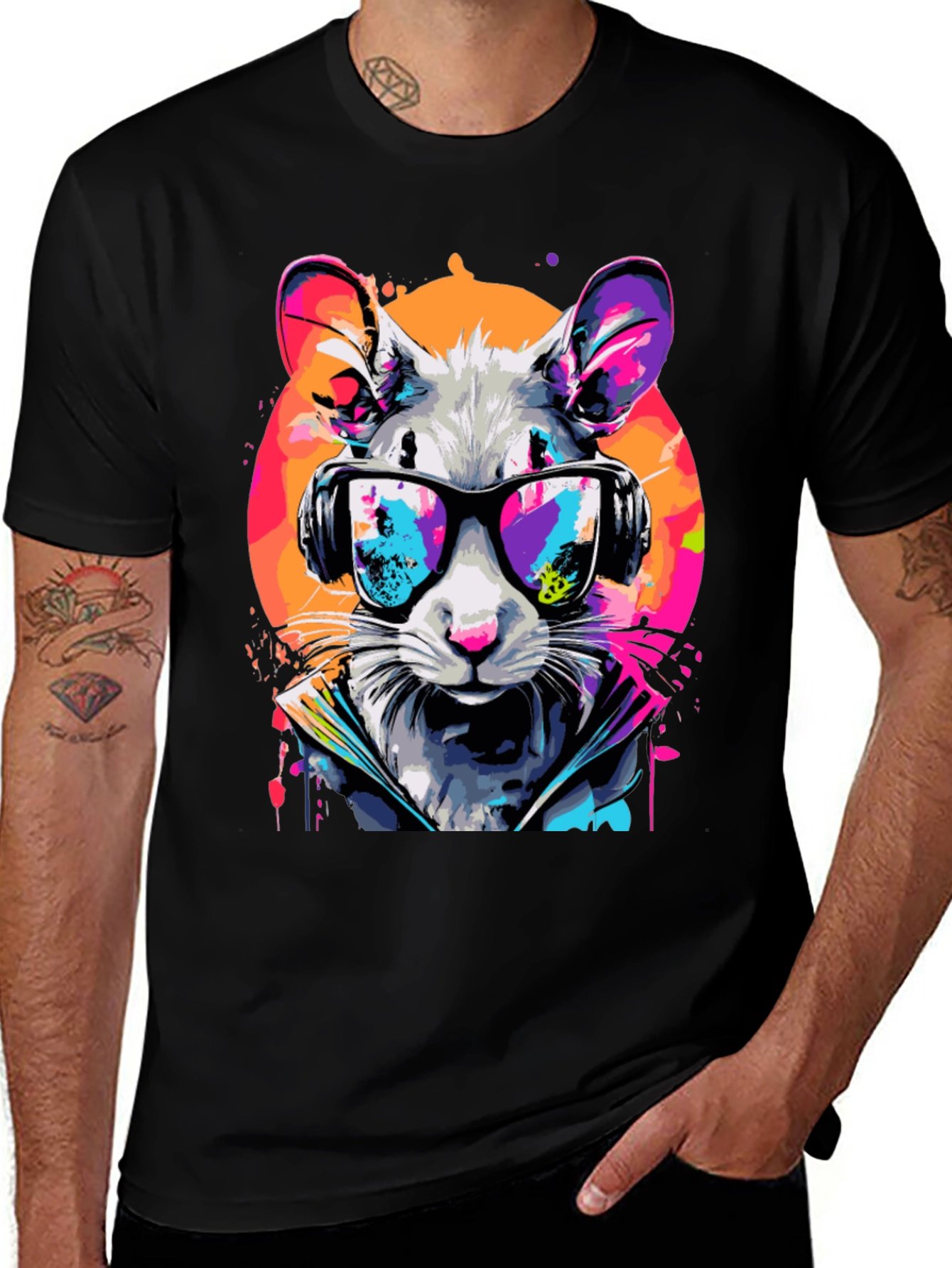 Cool Rat Graphic Tee - Urban Style