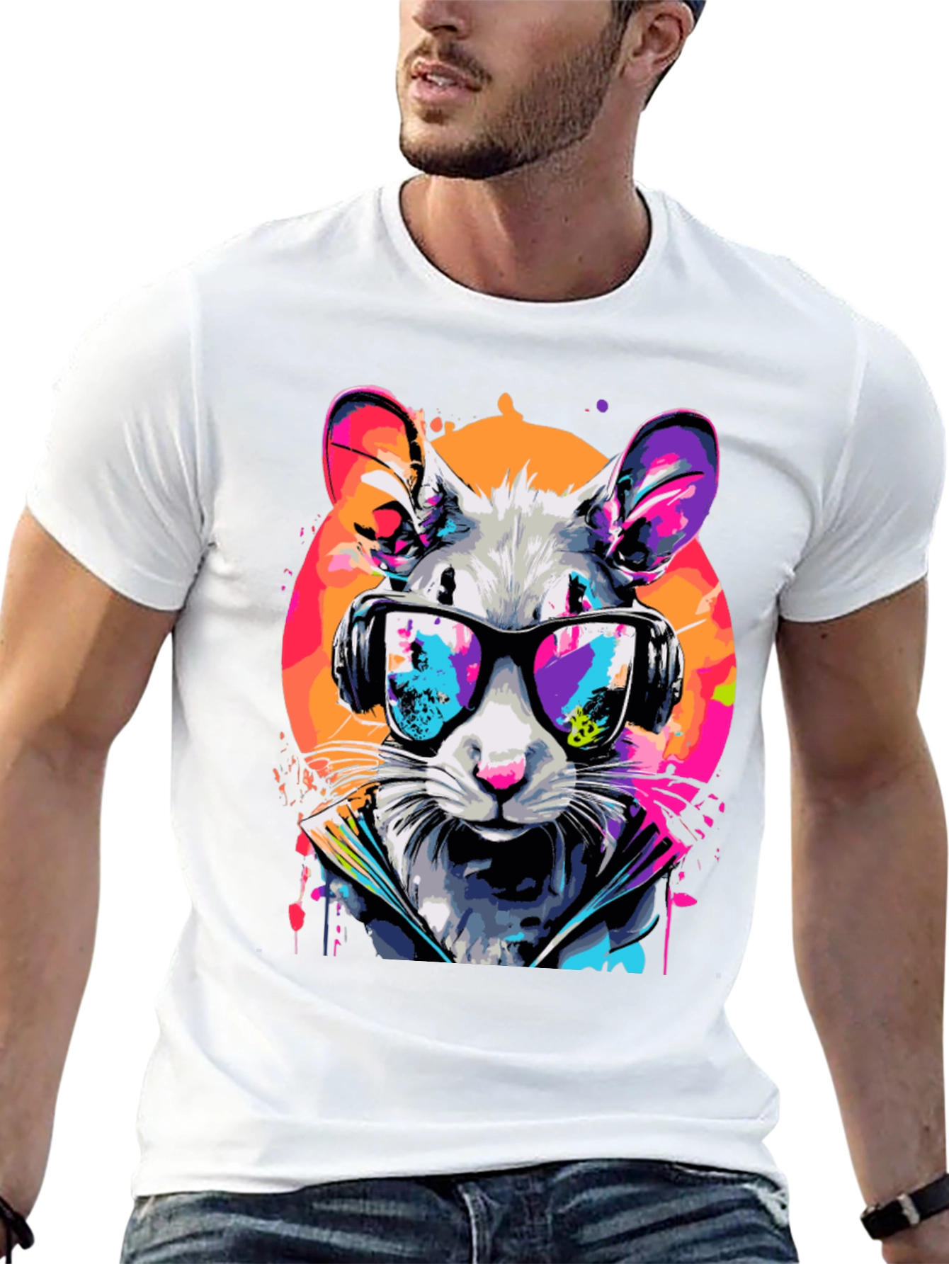 Cool Rat Graphic Tee - Urban Style