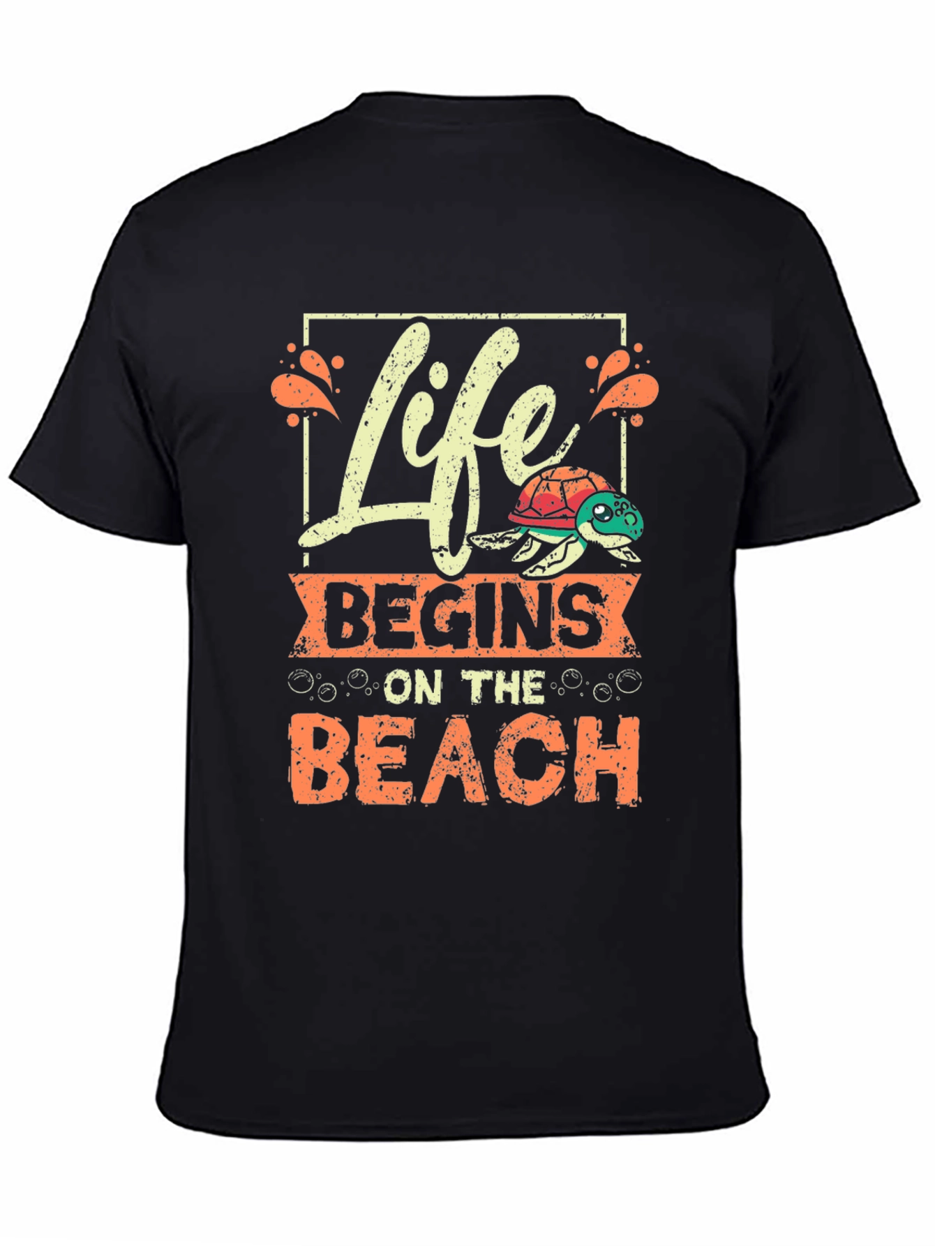 Life Begins On The Beach T-Shirt