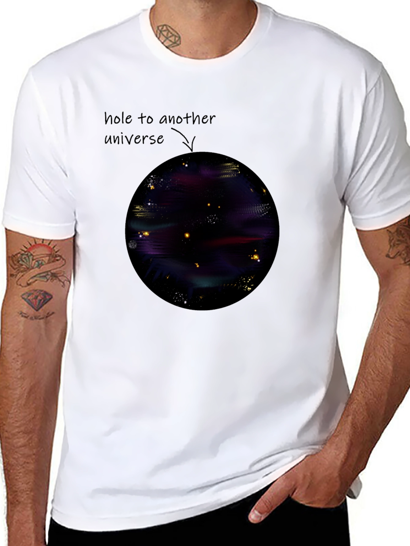 Universe Portal Black T-Shirt