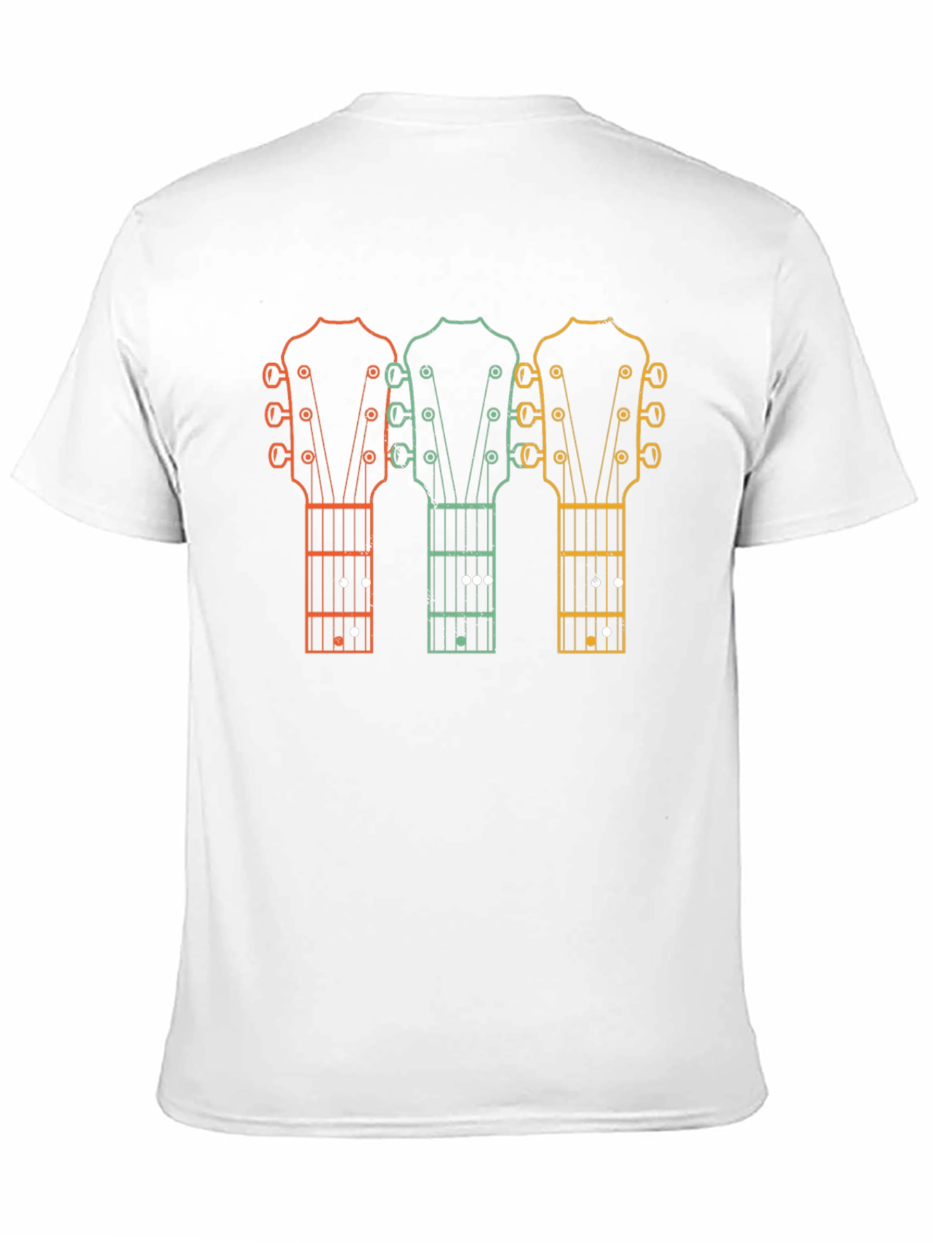 Retro Guitar Headstock T-Shirt