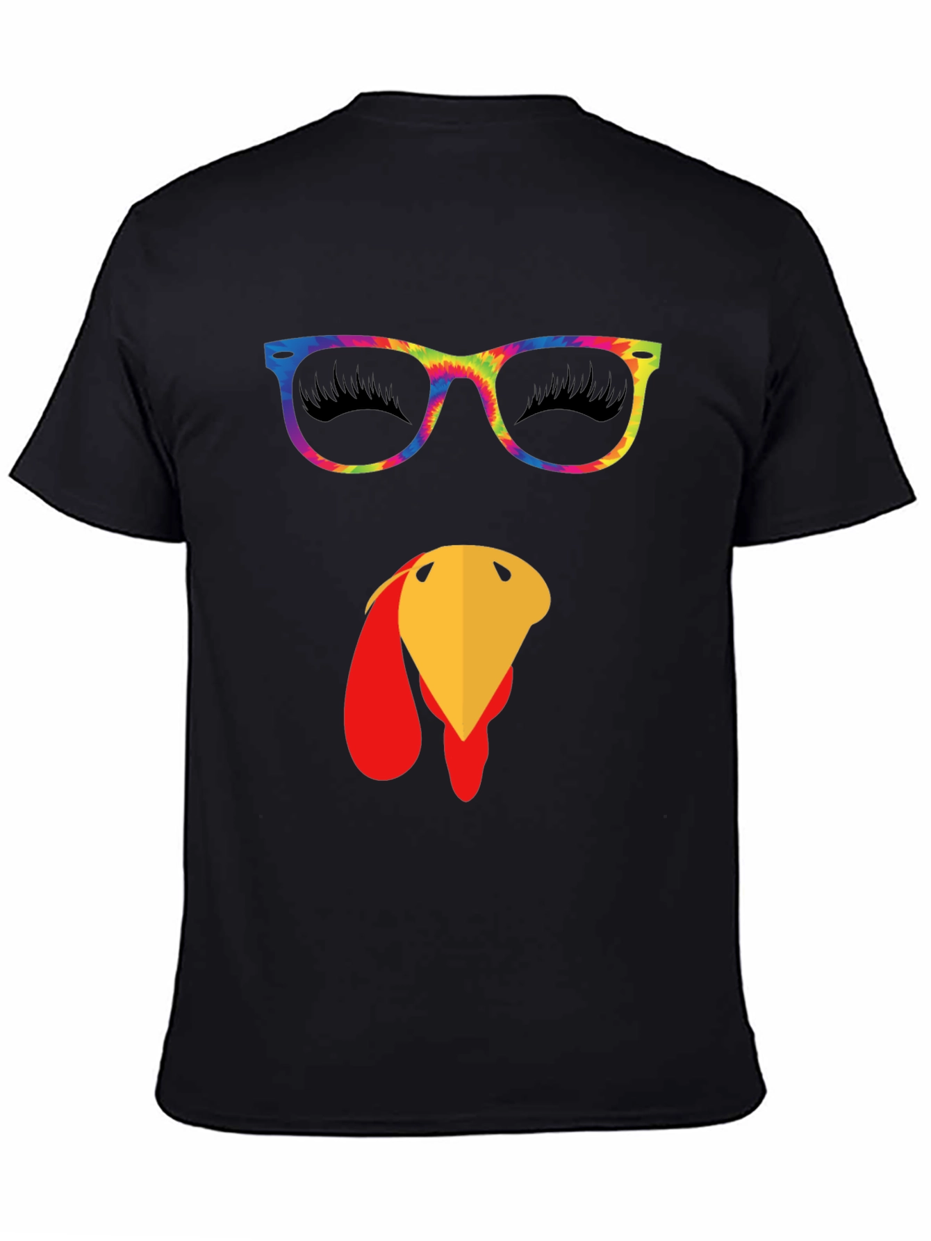 Funny Turkey Face Thanksgiving T-Shirt