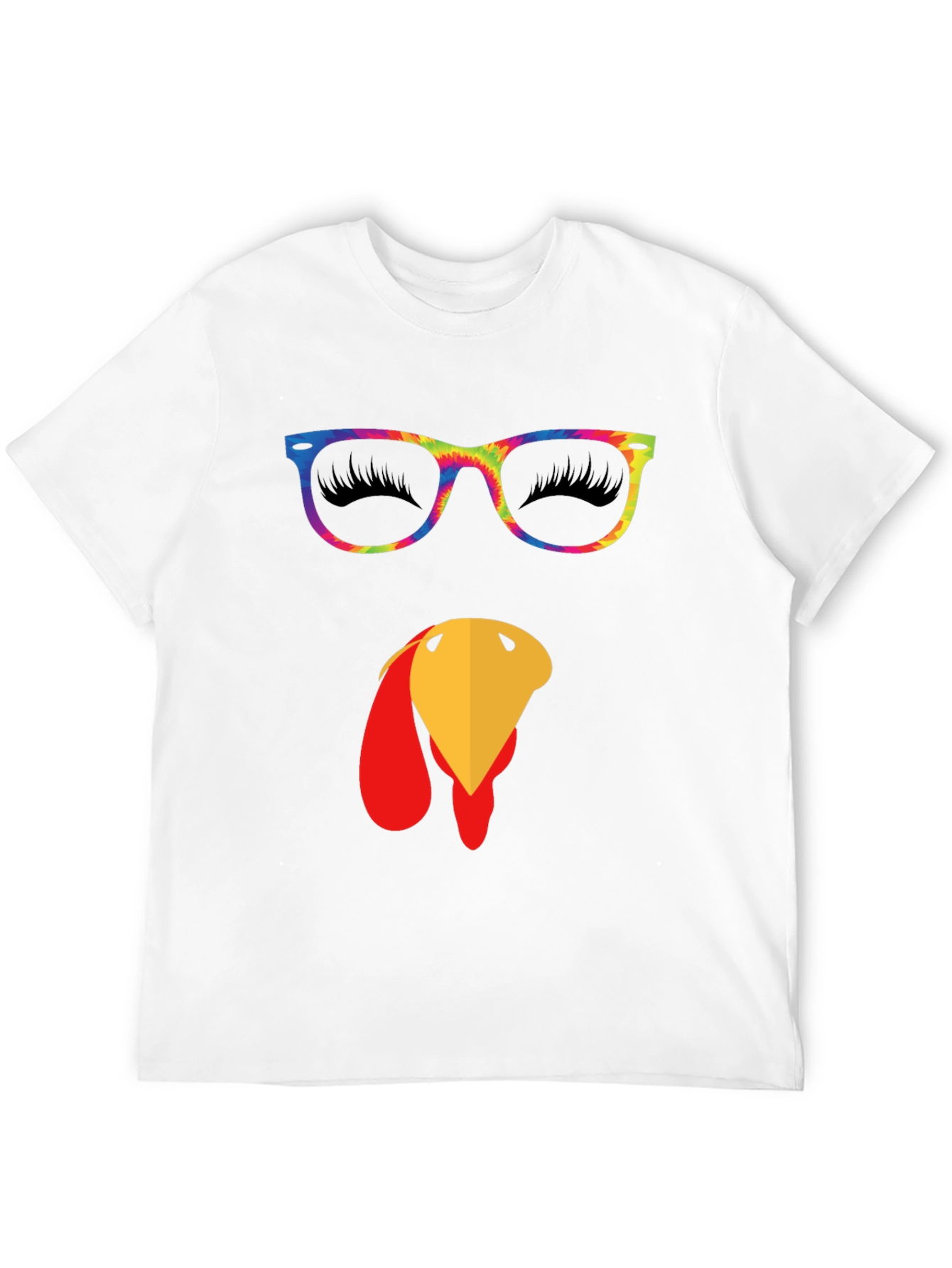 Funny Turkey Face Thanksgiving T-Shirt