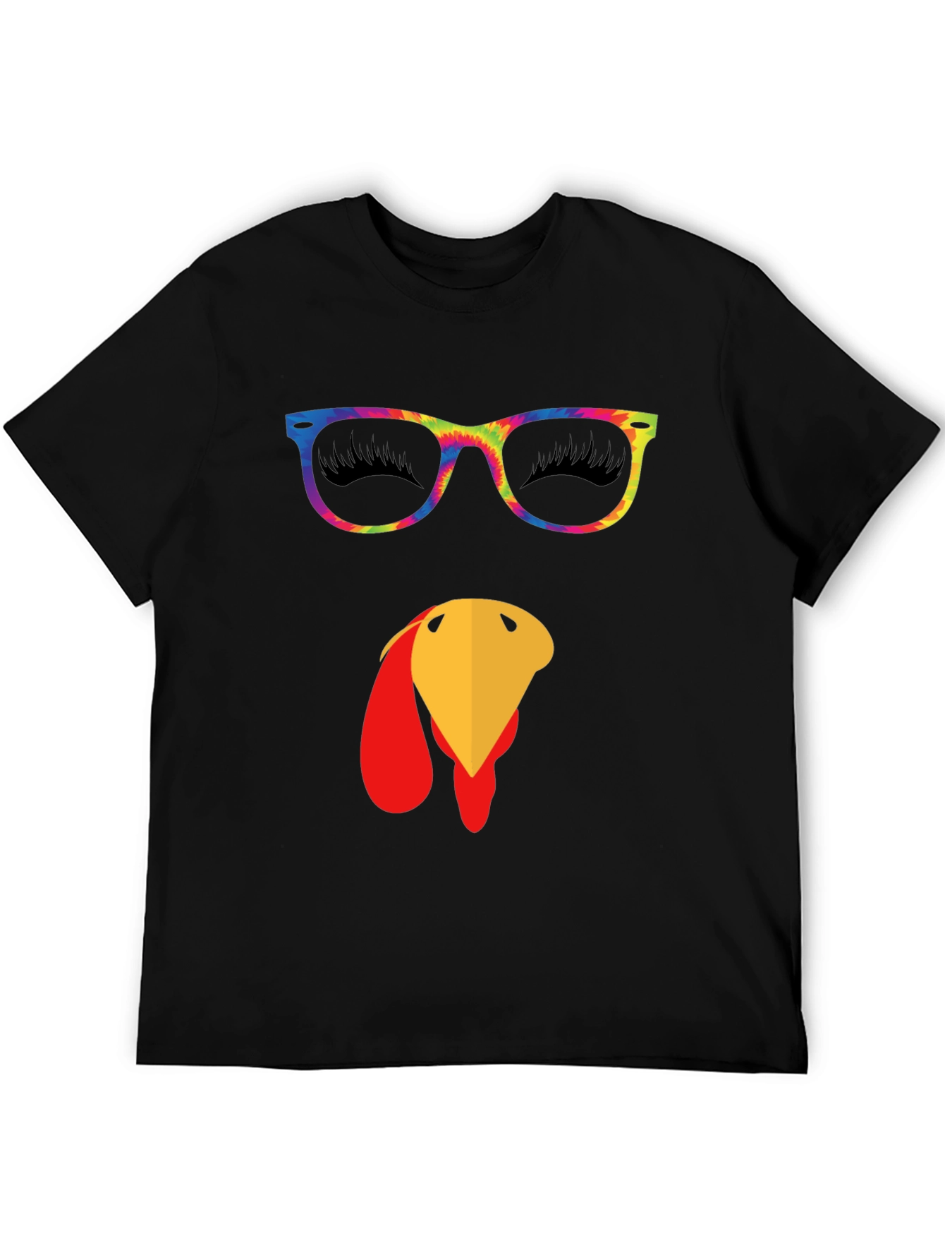 Funny Turkey Face Thanksgiving T-Shirt