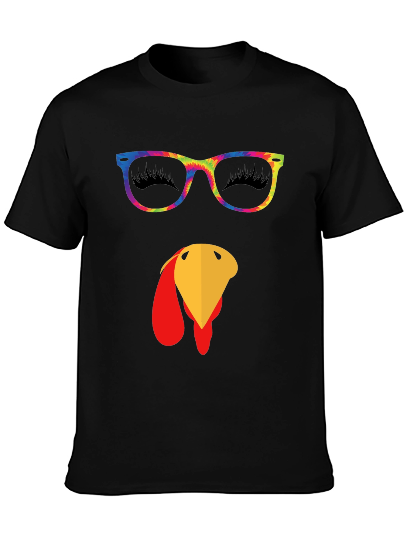 Funny Turkey Face Thanksgiving T-Shirt