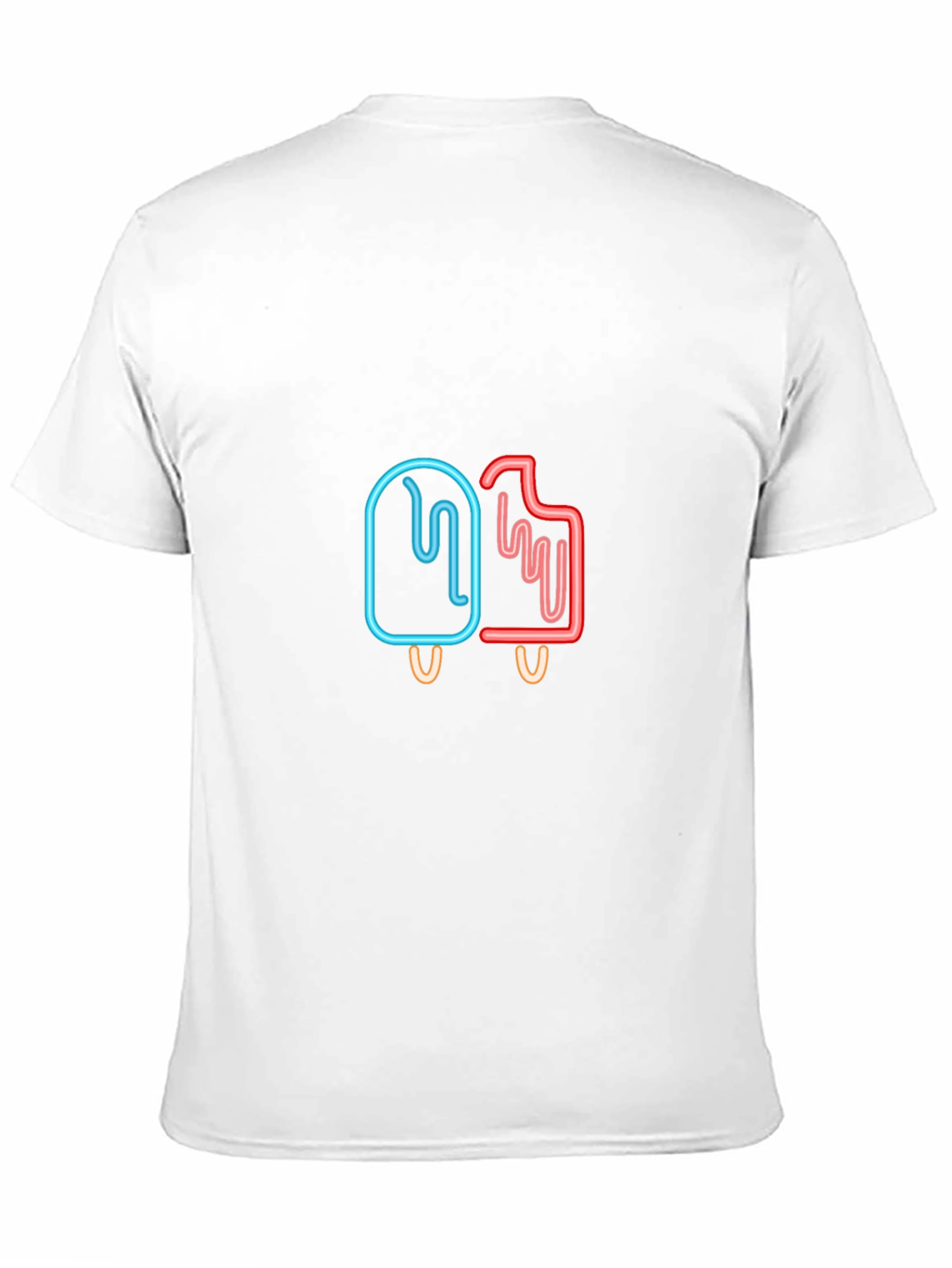 Neon Popsicle T-Shirt - Cool Graphic Tee