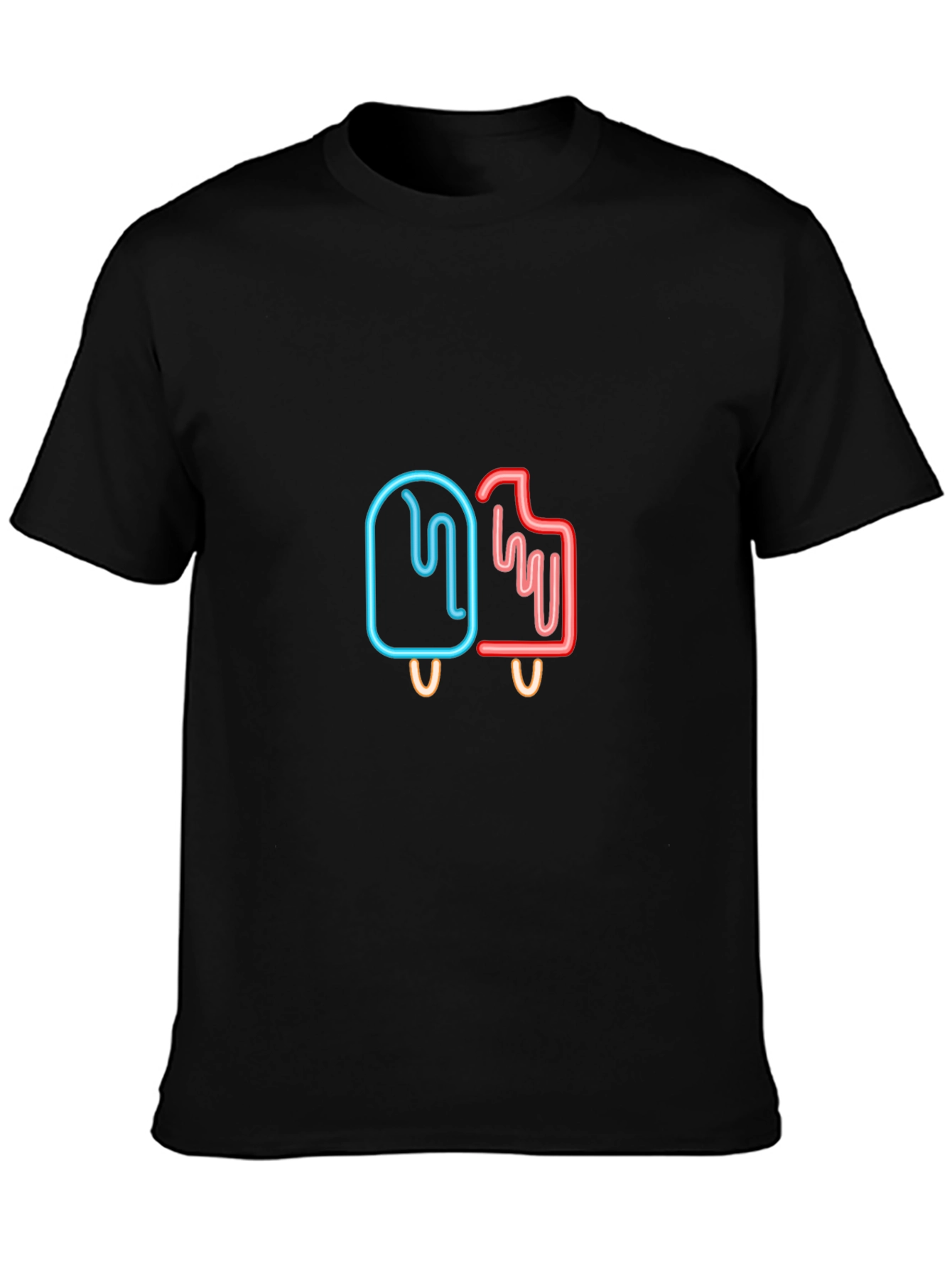 Neon Popsicle T-Shirt - Cool Graphic Tee