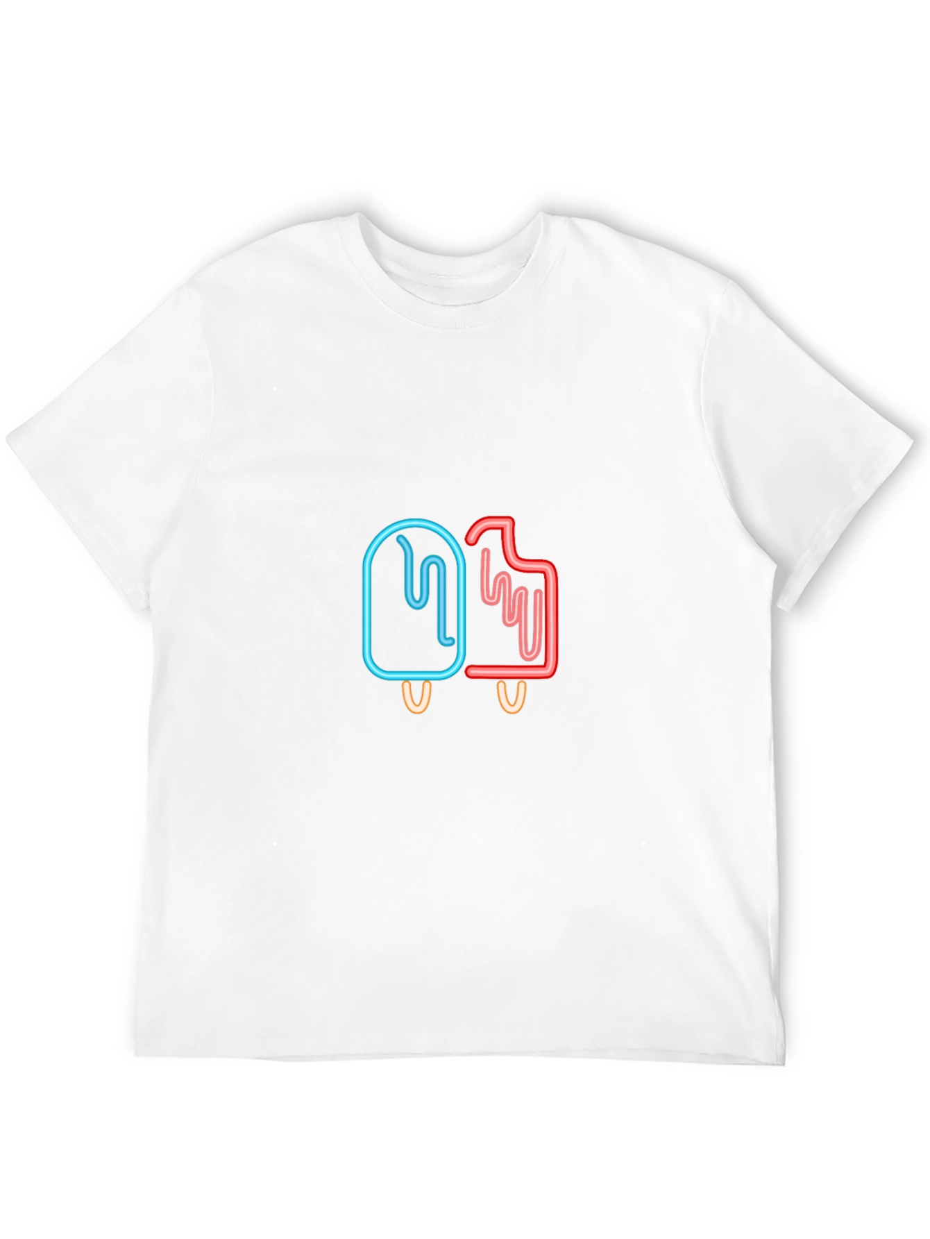 Neon Popsicle T-Shirt - Cool Graphic Tee