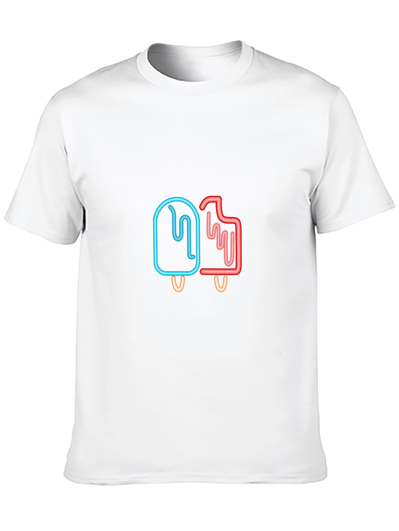 Neon Popsicle T-Shirt - Cool Graphic Tee