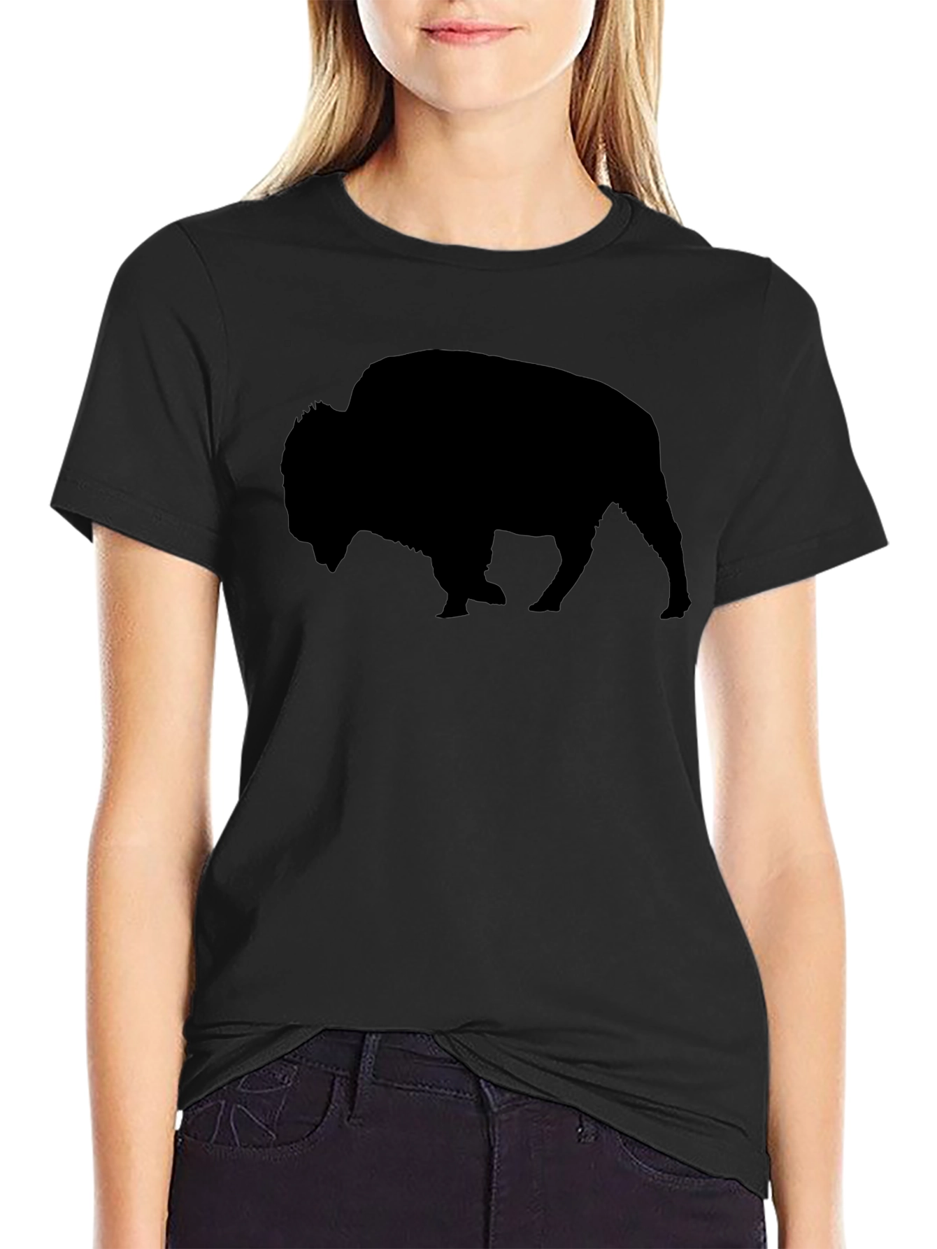 Black Bison Graphic Tee - Stylish & Bold