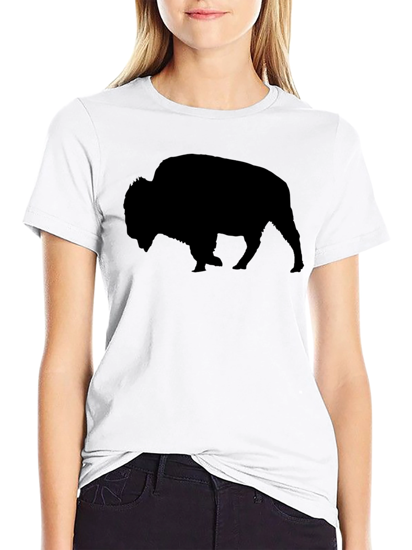 Black Bison Graphic Tee - Stylish & Bold