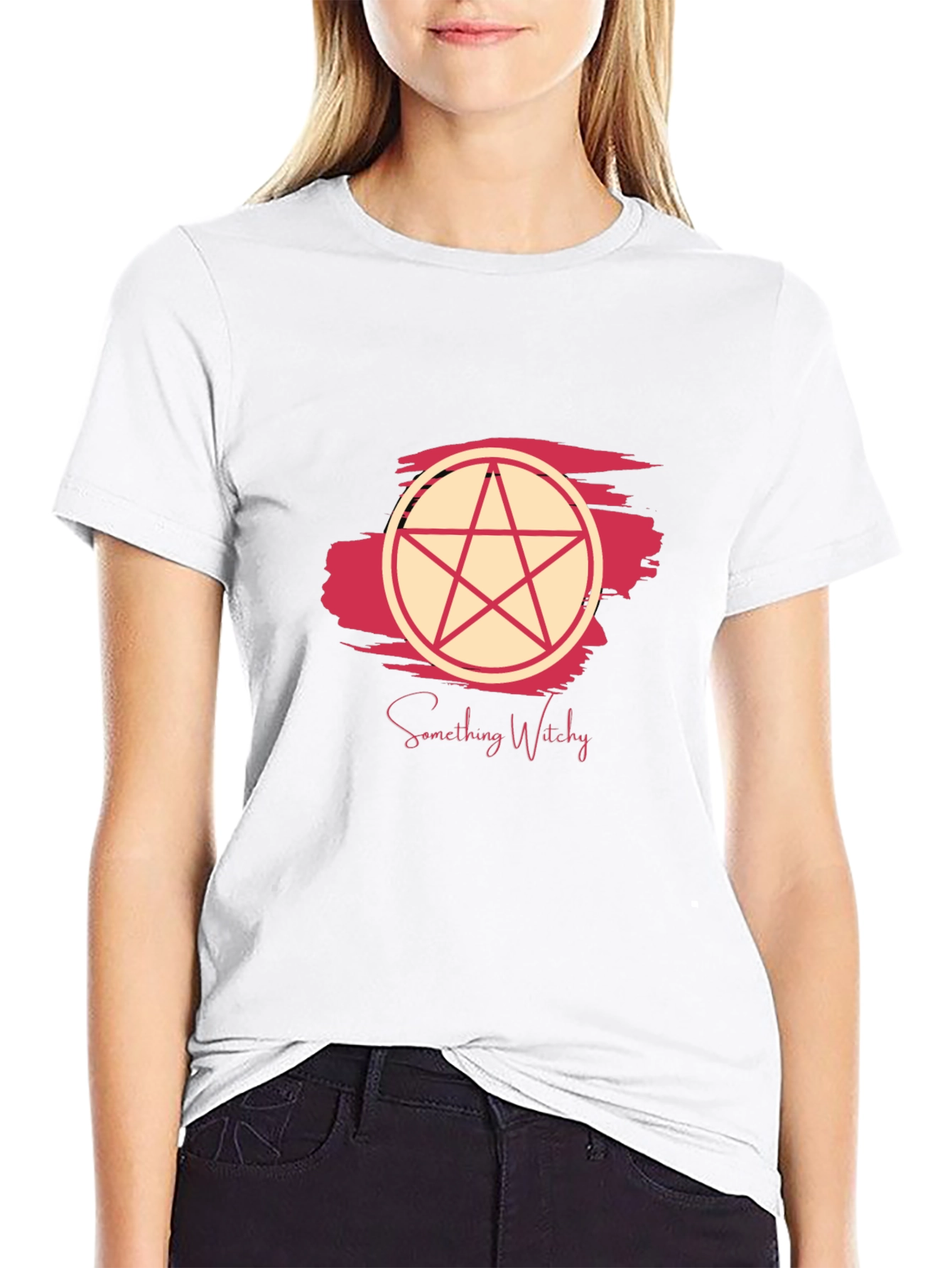 Something Witchy T-Shirt - Black Cotton Tee